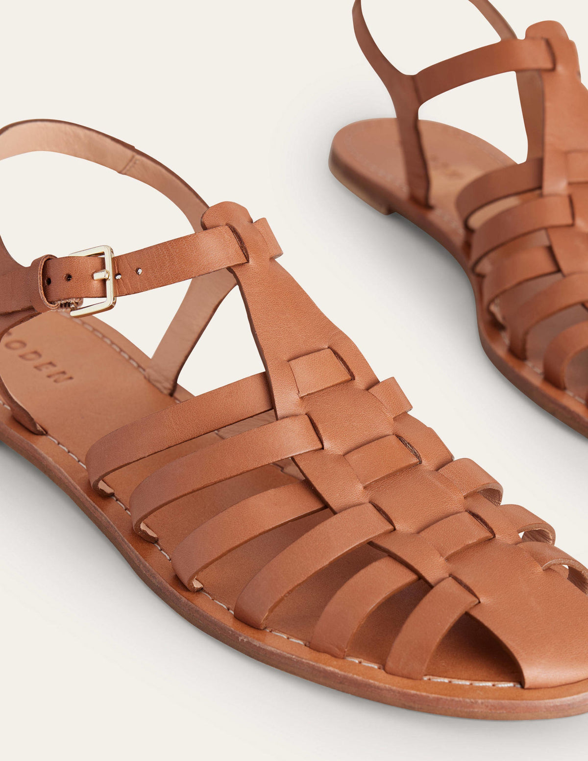 Traditional Fisherman Sandals-Tan - Image 4
