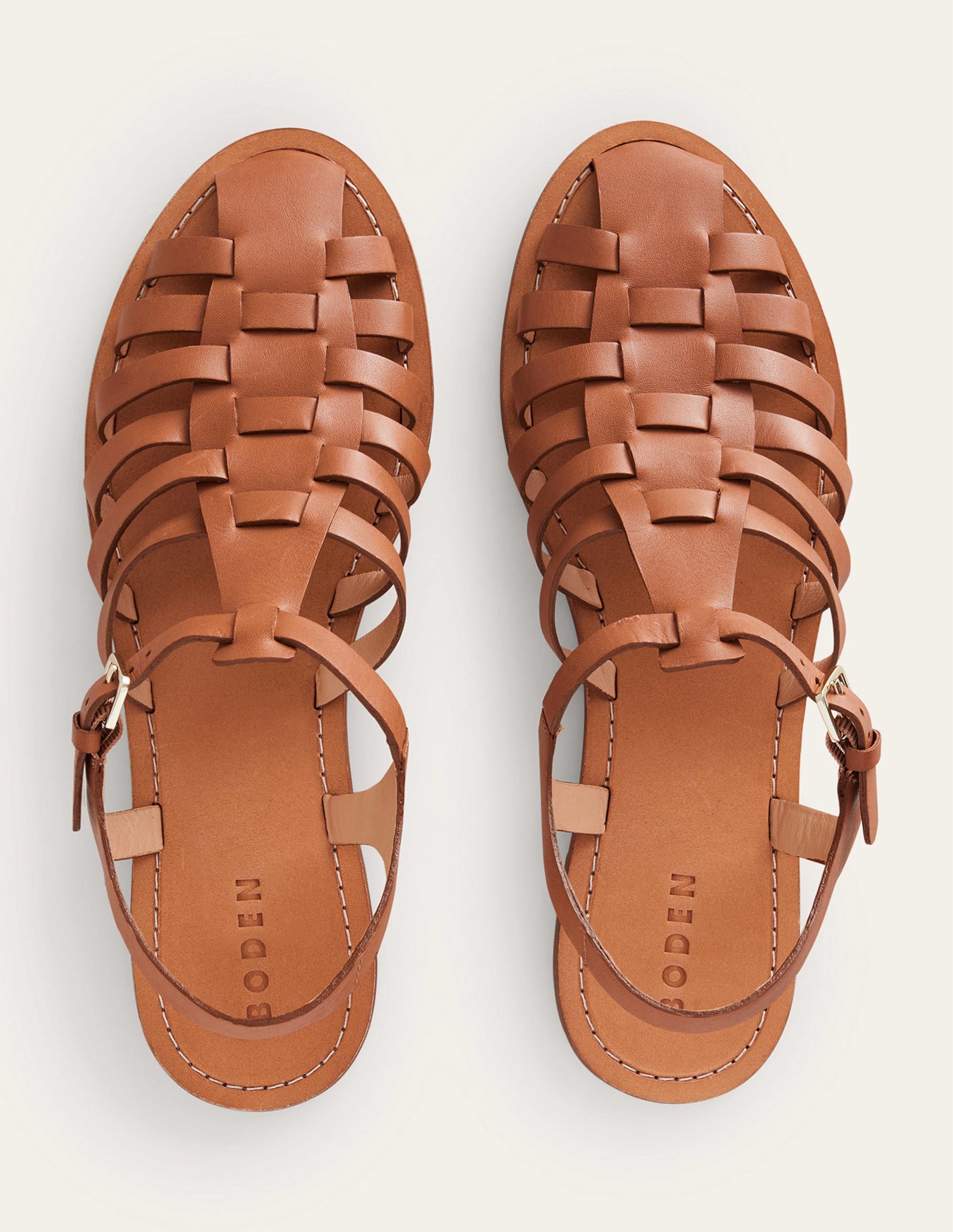 Traditional Fisherman Sandals-Tan - Image 5