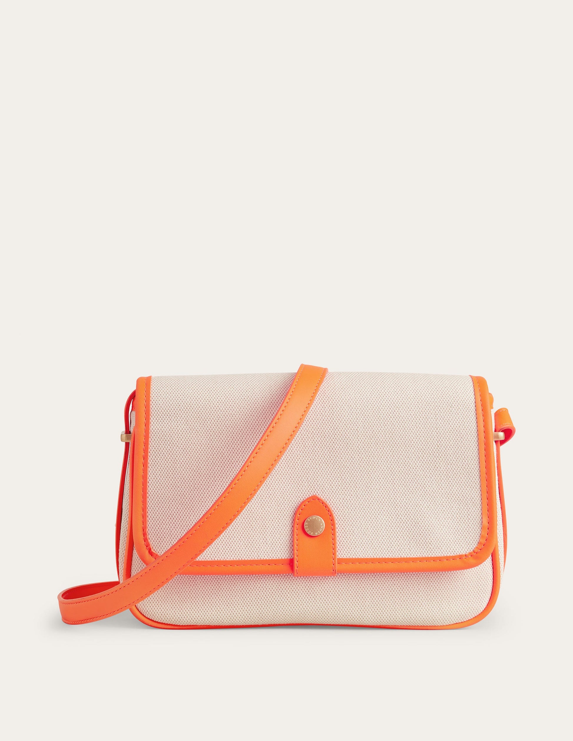 Structured Cross-Body Bag-Neon Orange-2