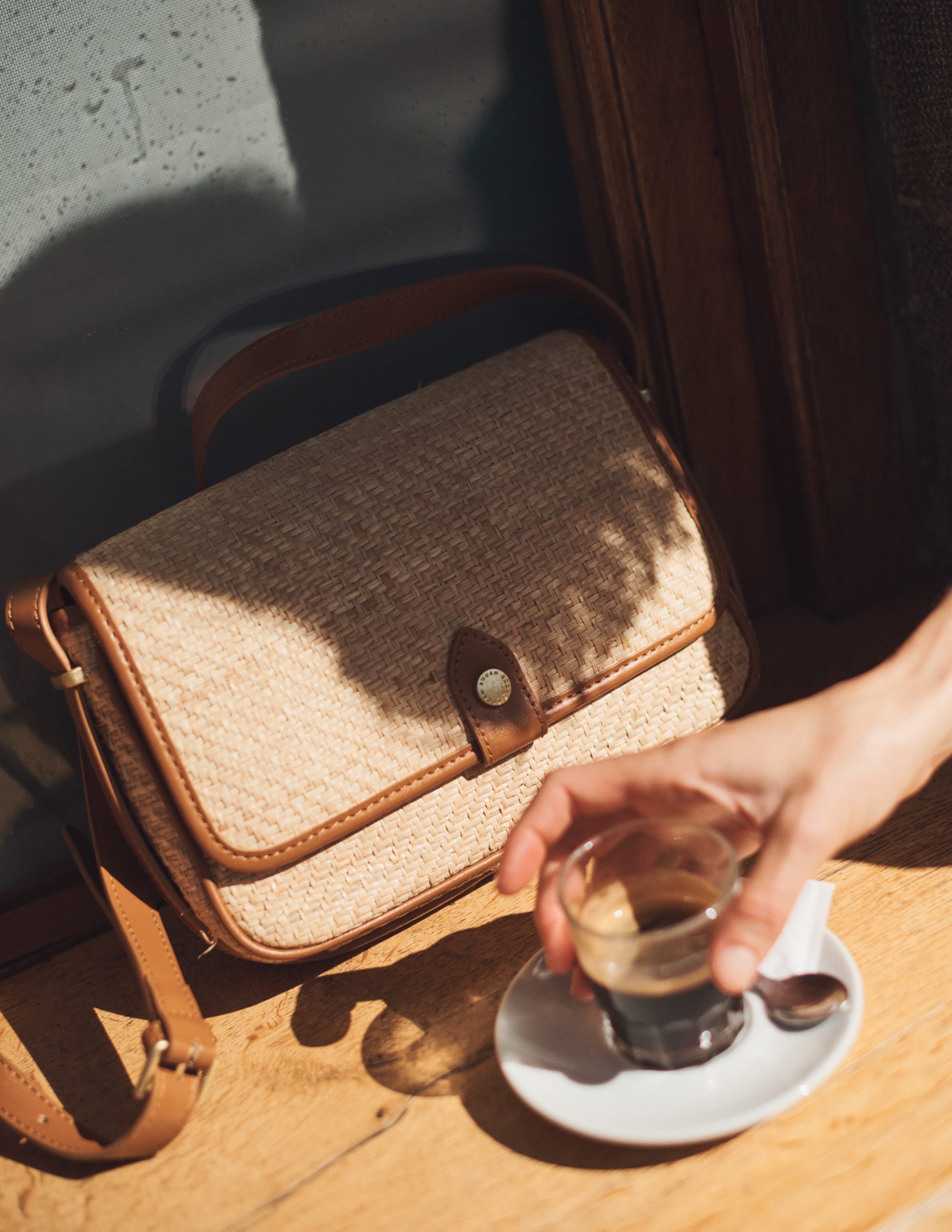 Structured Raffia Crossbody-Raffia - Image 4
