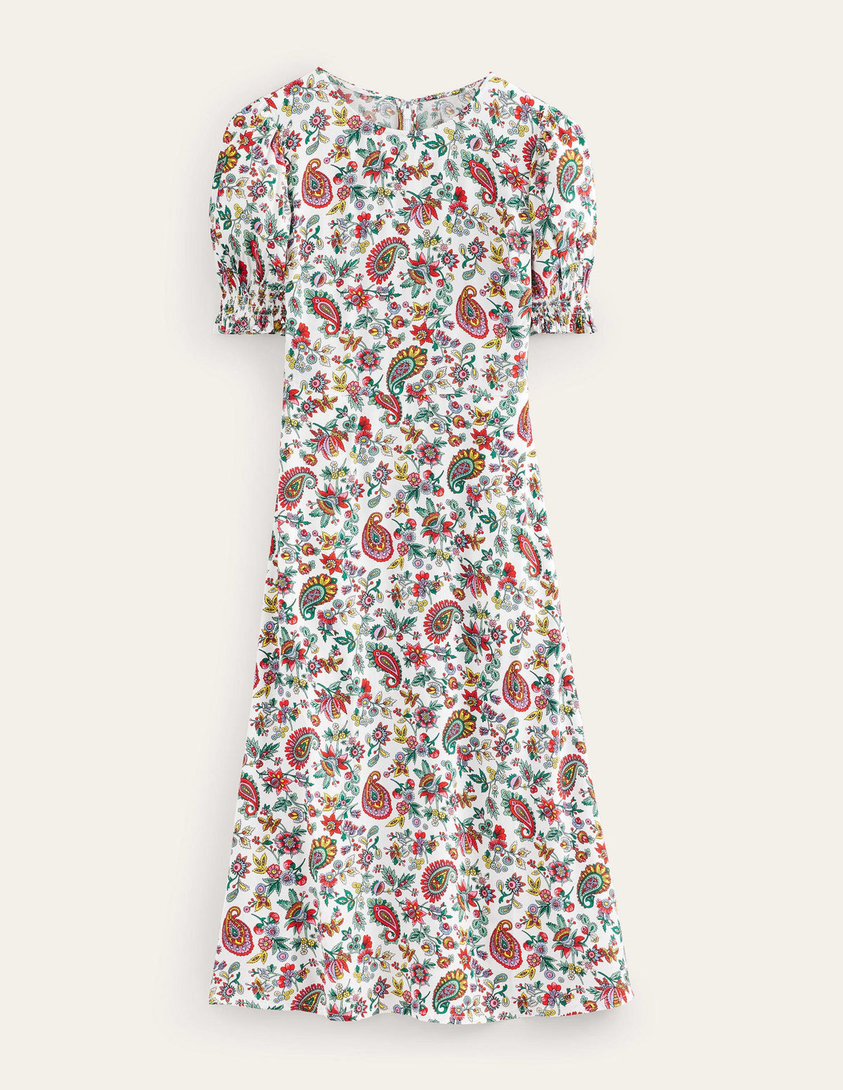 Corinne Midi Tea Dress-Multi, Dandelion Paisley - Image 6