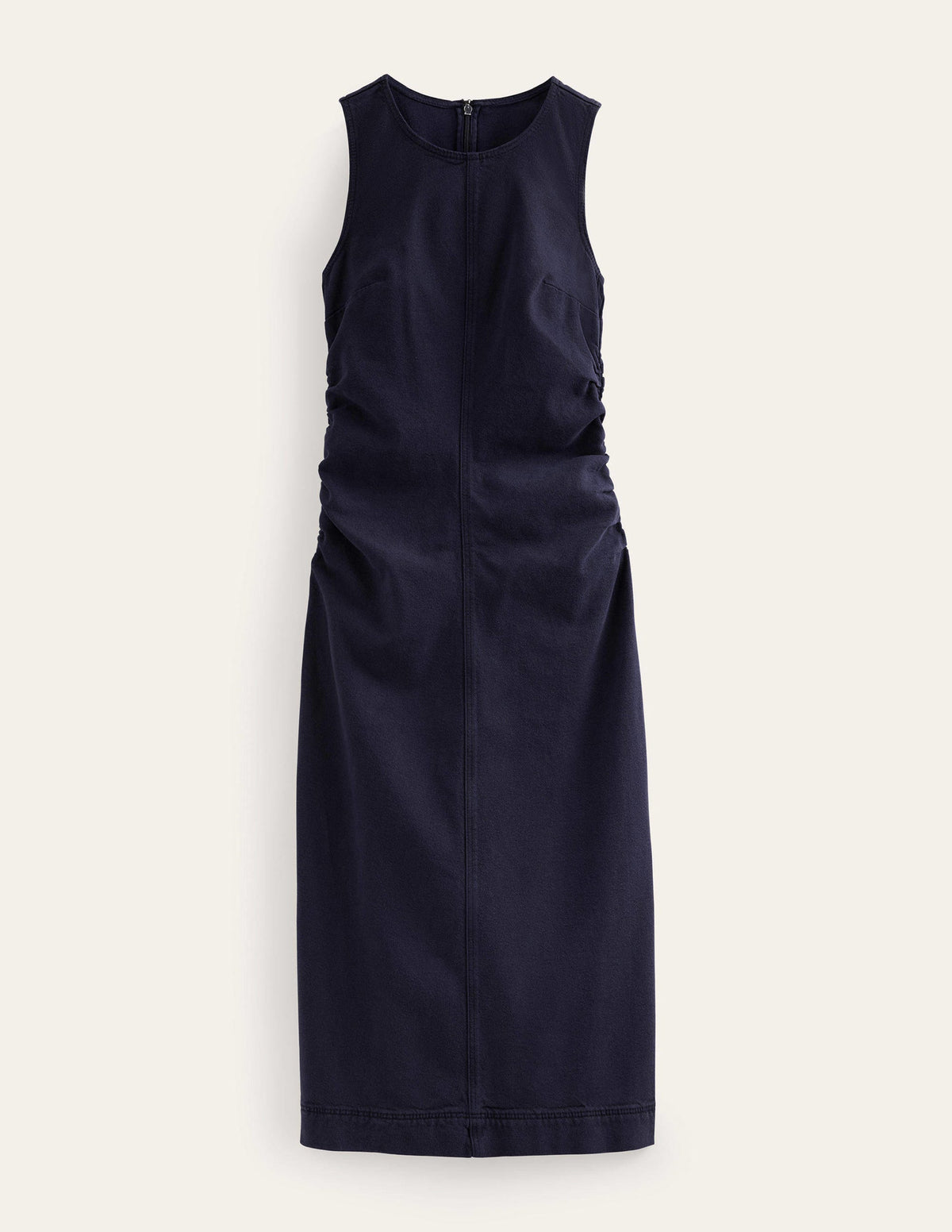 Side Ruched Column Midi Dress-Mid Vintage - Image 5