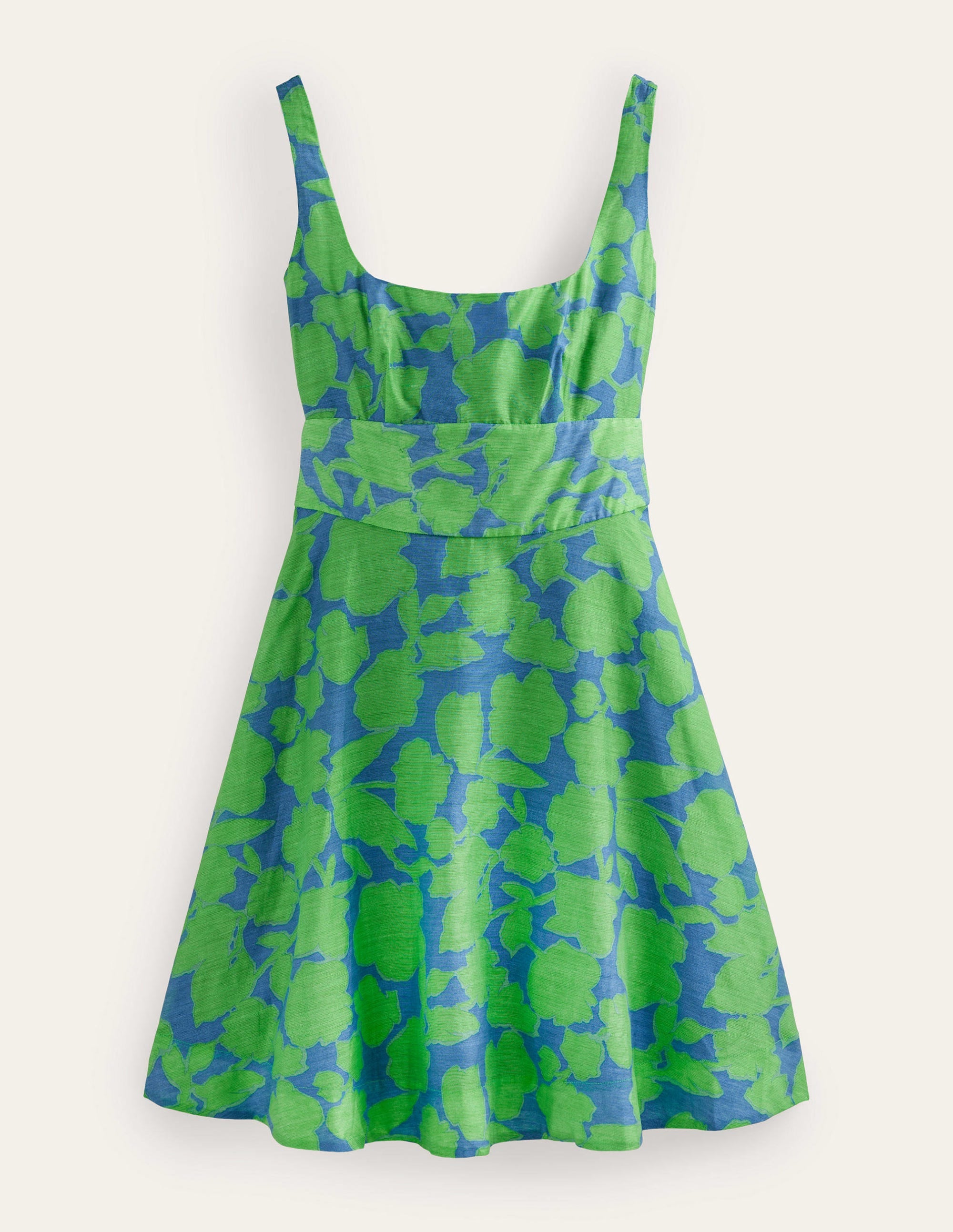 Organza Mini Dress-Jasmine Green, Windsor Bloom - Image 6