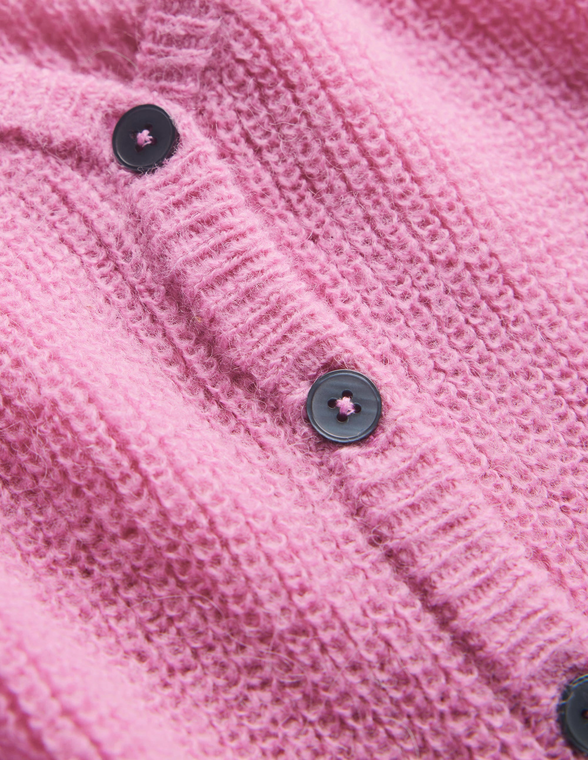 Cropped Fluffy Cardigan-Lavender Rose - Image 6