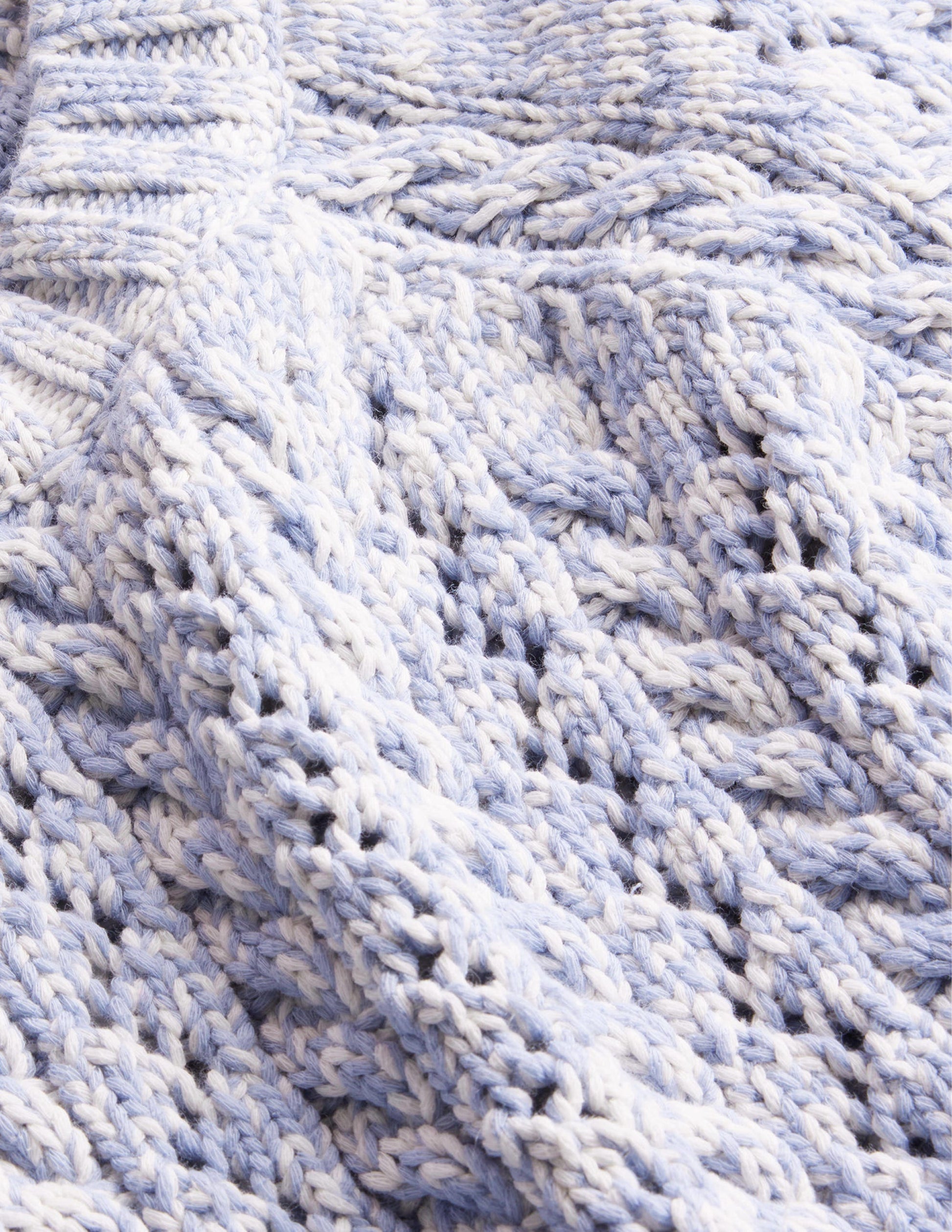 Marled Cable Sweater-Blue Blizzard, Ivory Marl-6