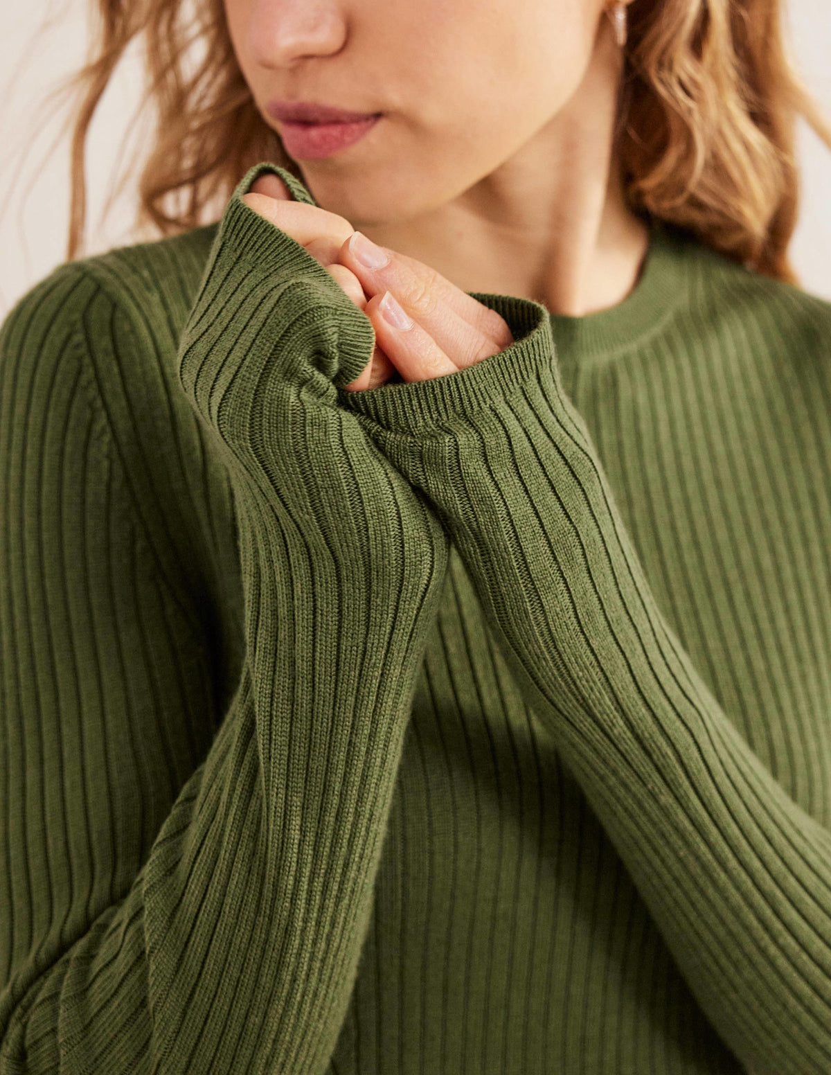 Ribbed Merino Jumper-Park Ranger-2