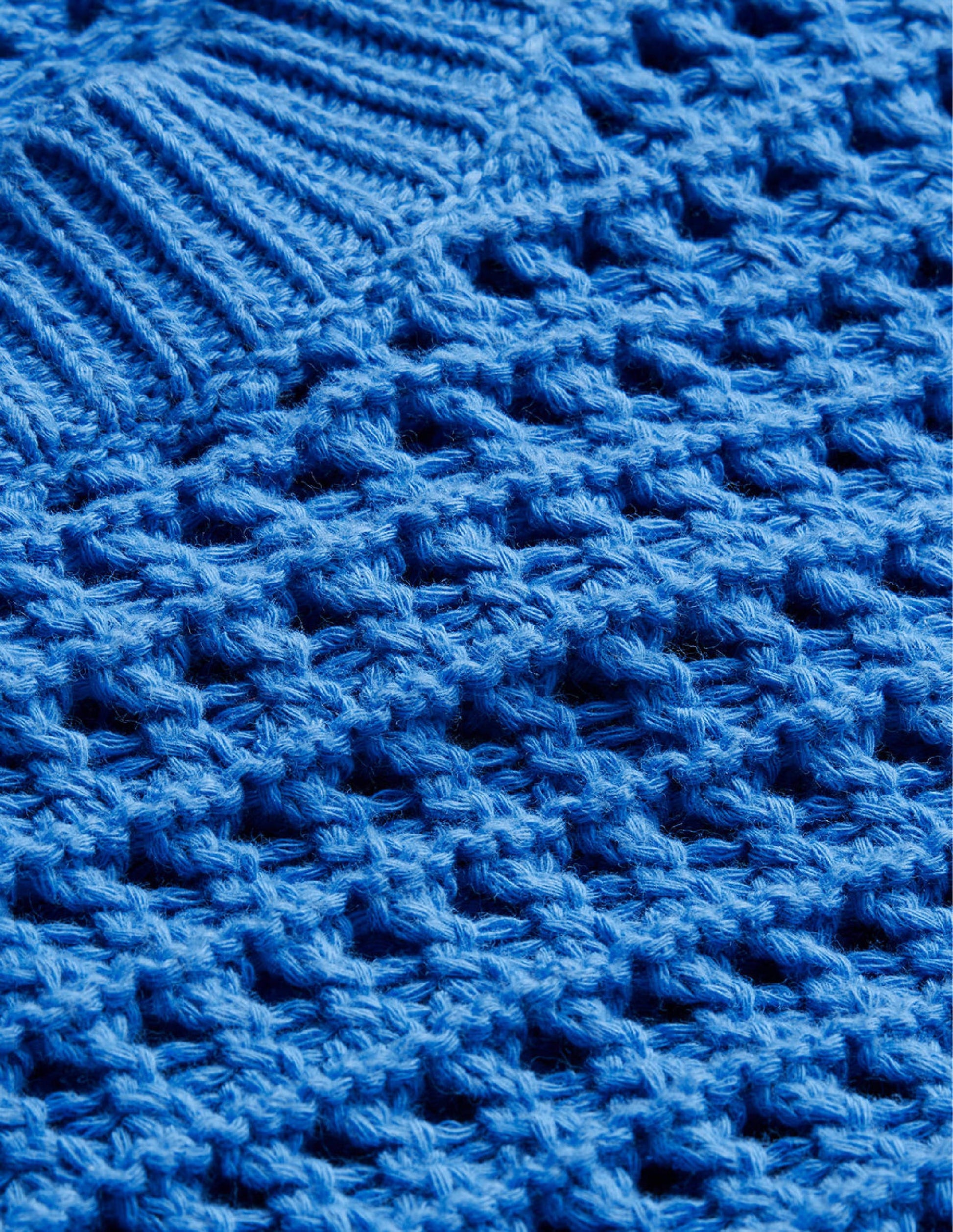 Cropped Crochet Sweater-Nebulus Blue-6