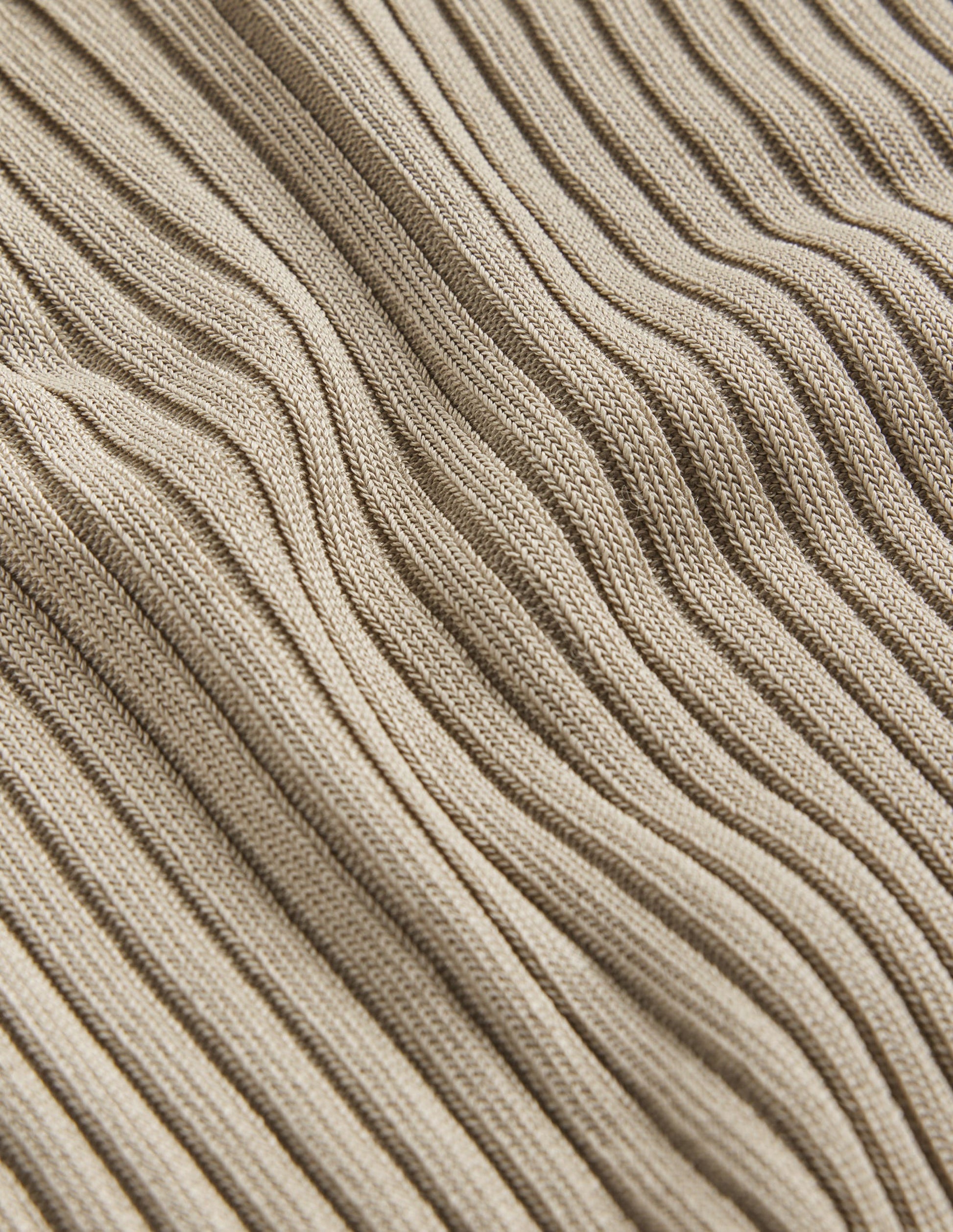 Cropped Scoop Ribbed Vest-Stone-9