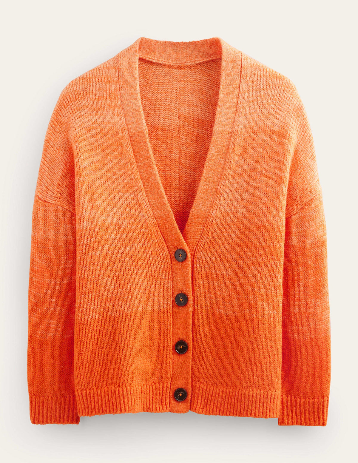 Fluffy Cardigan-Orange Ombre - Image 5