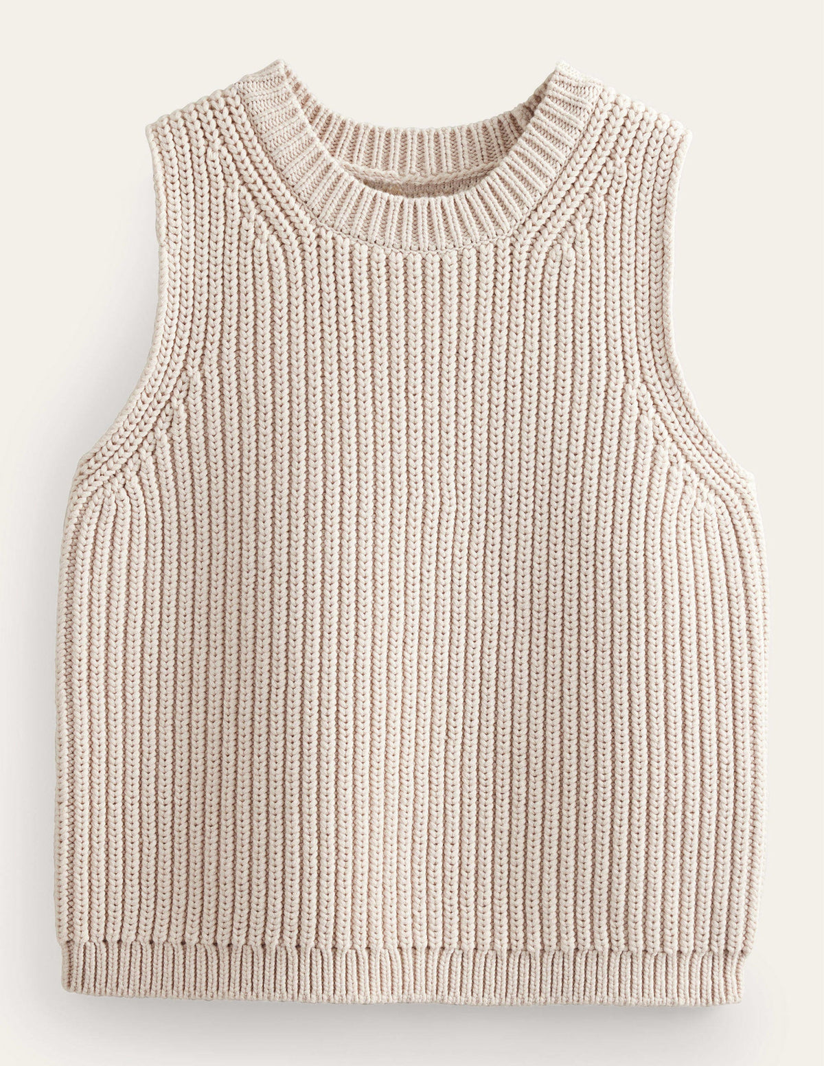 Chunky Ribbed Sweater Vest-Rope - Image 5
