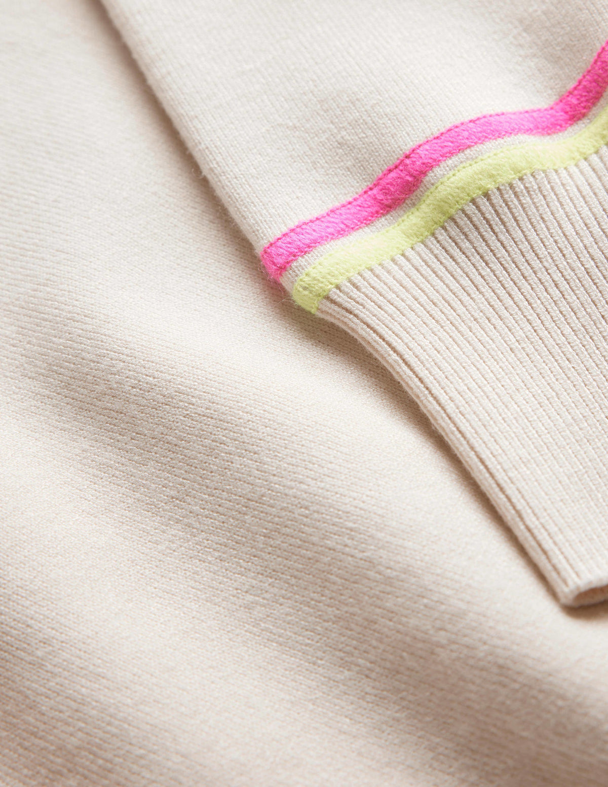 Knitted Sweatshirt-Warm Ivory - Image 6