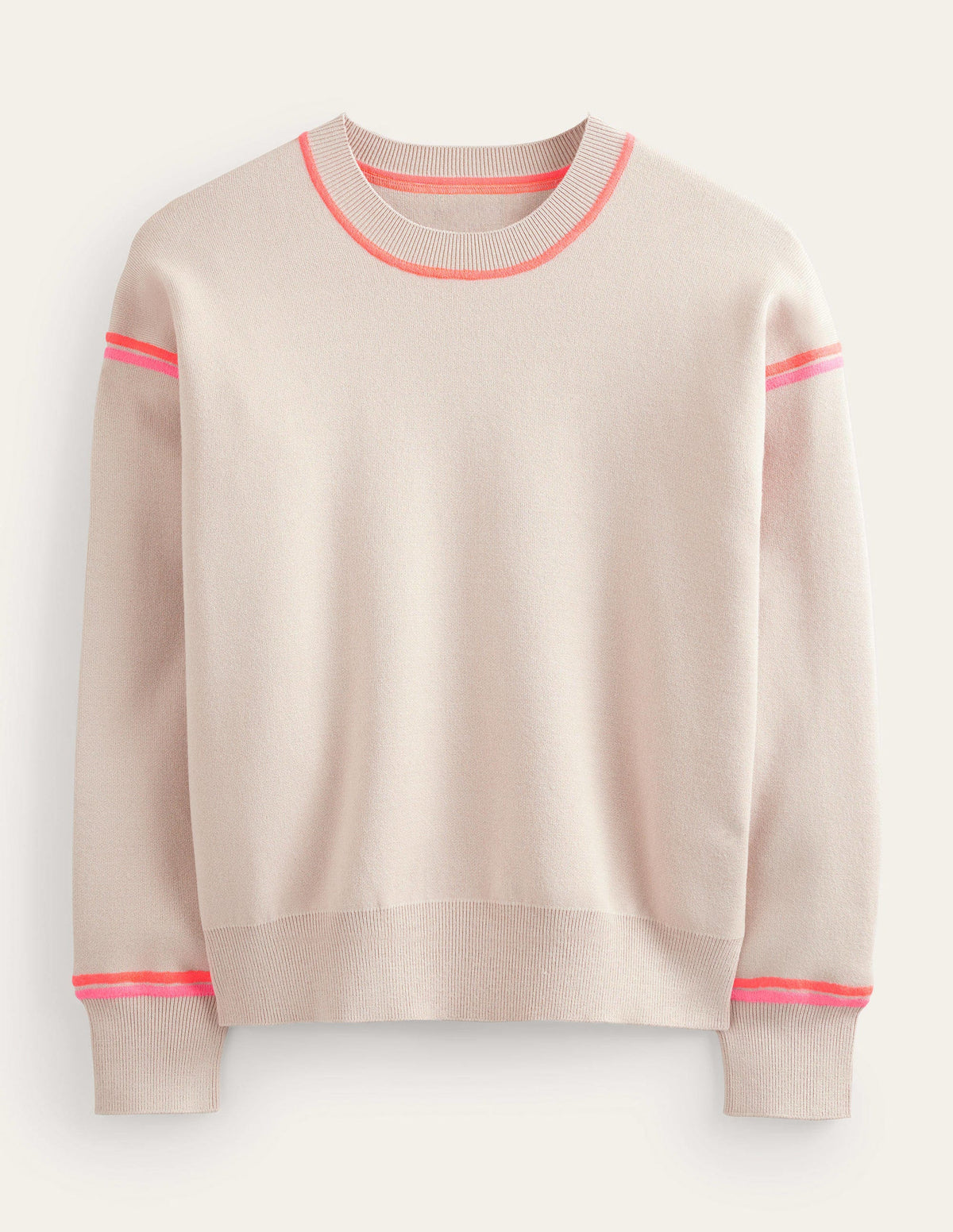 Knitted Sweatshirt-Chinchilla Melange-5