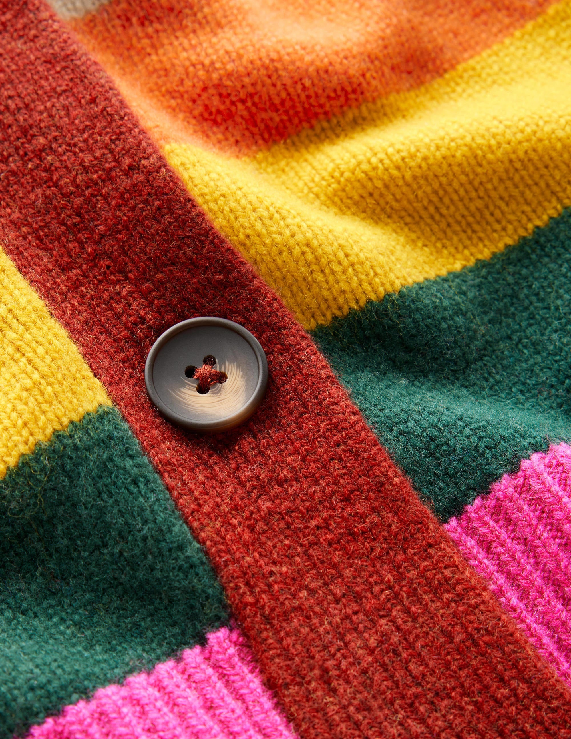 Olivia Merino Cardigan-Rainbow Multi - Image 7