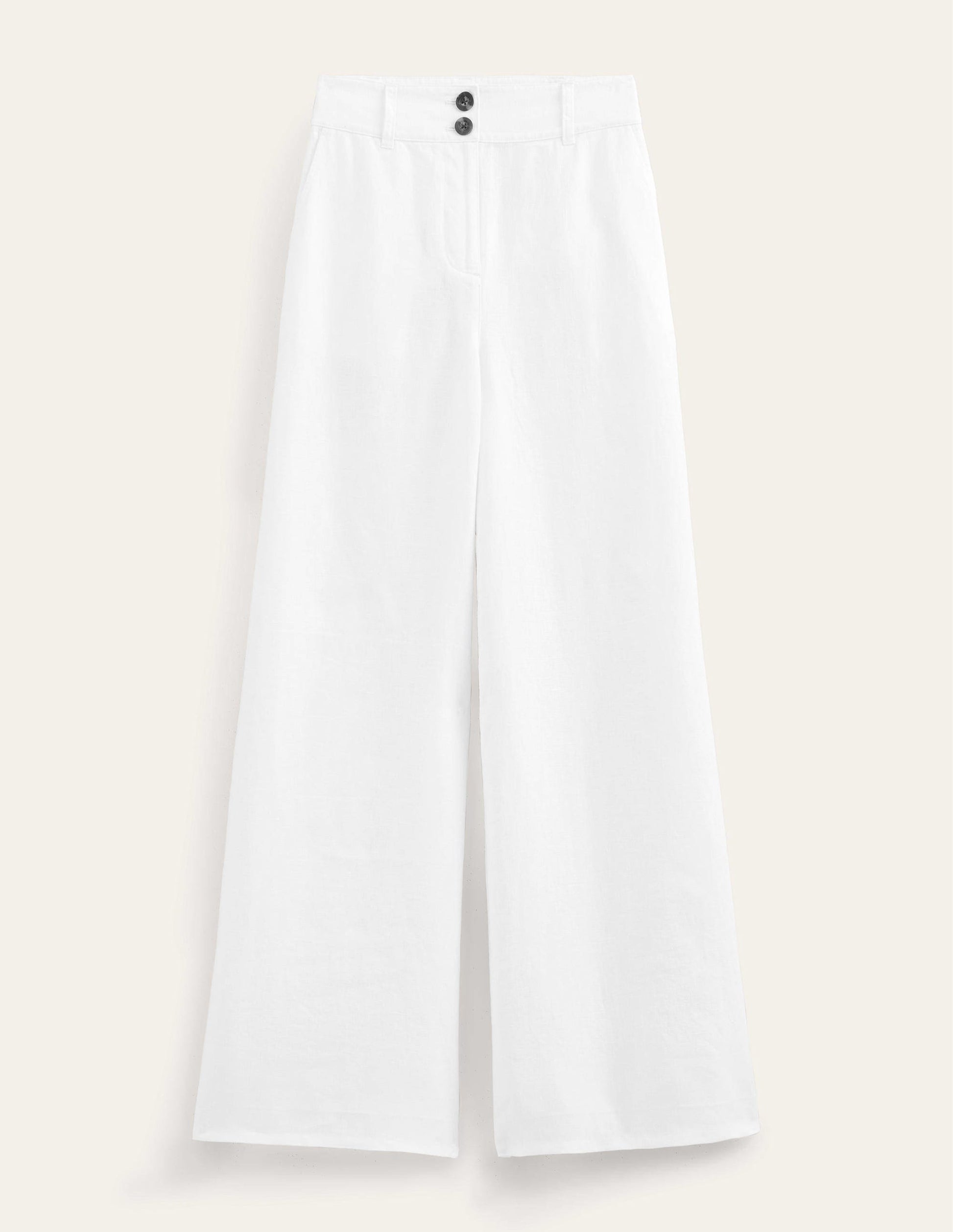 Highbury Linen Pants-White-8