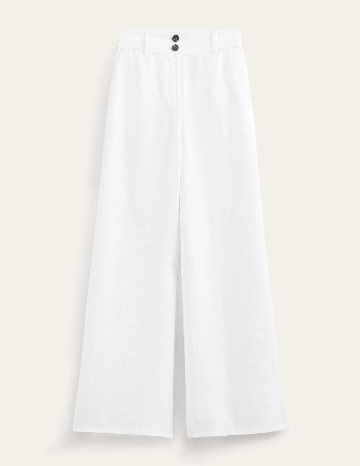 Highbury Linen Pants-White - Image 8