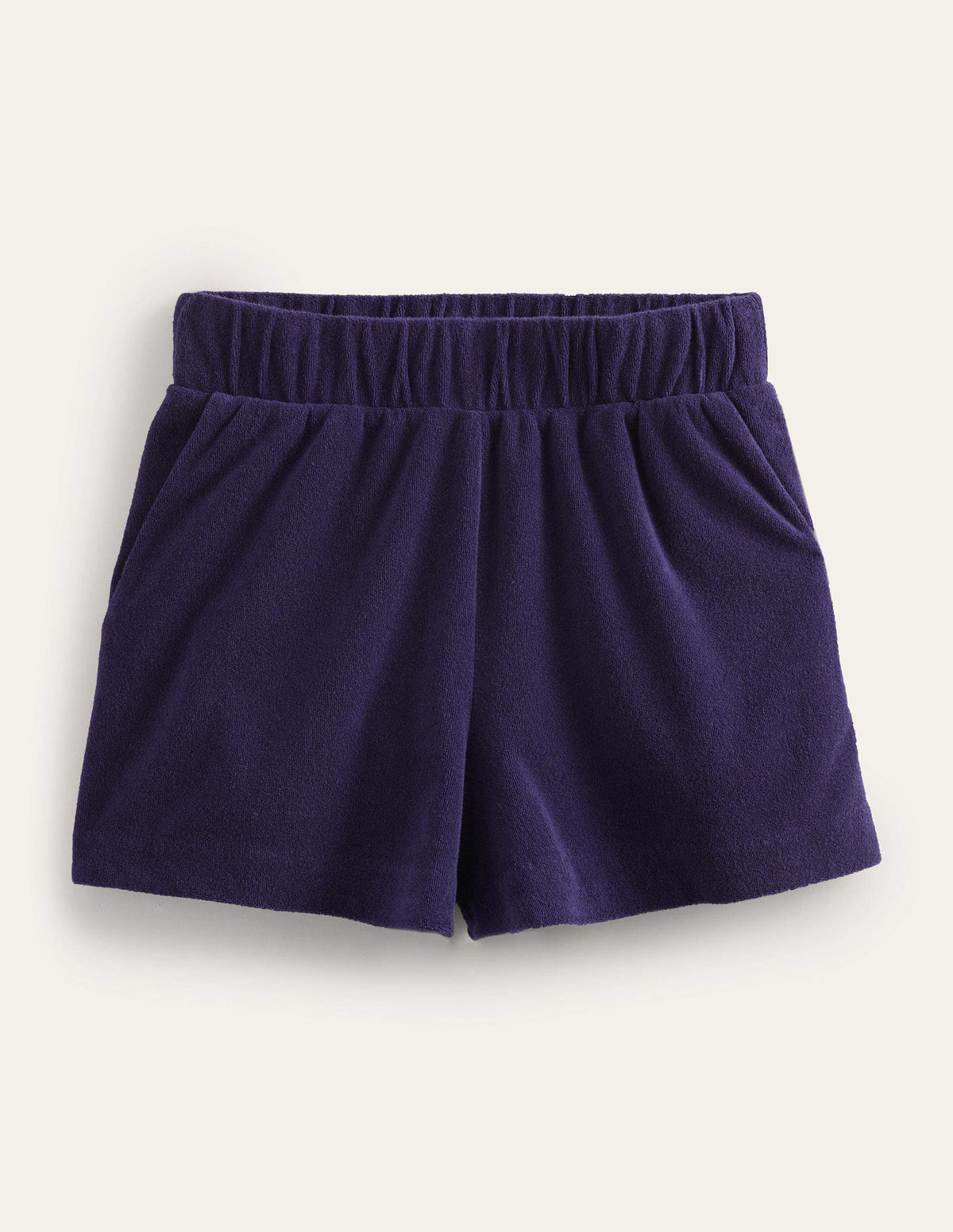 Towelling Shorts-Prussian Blue-5