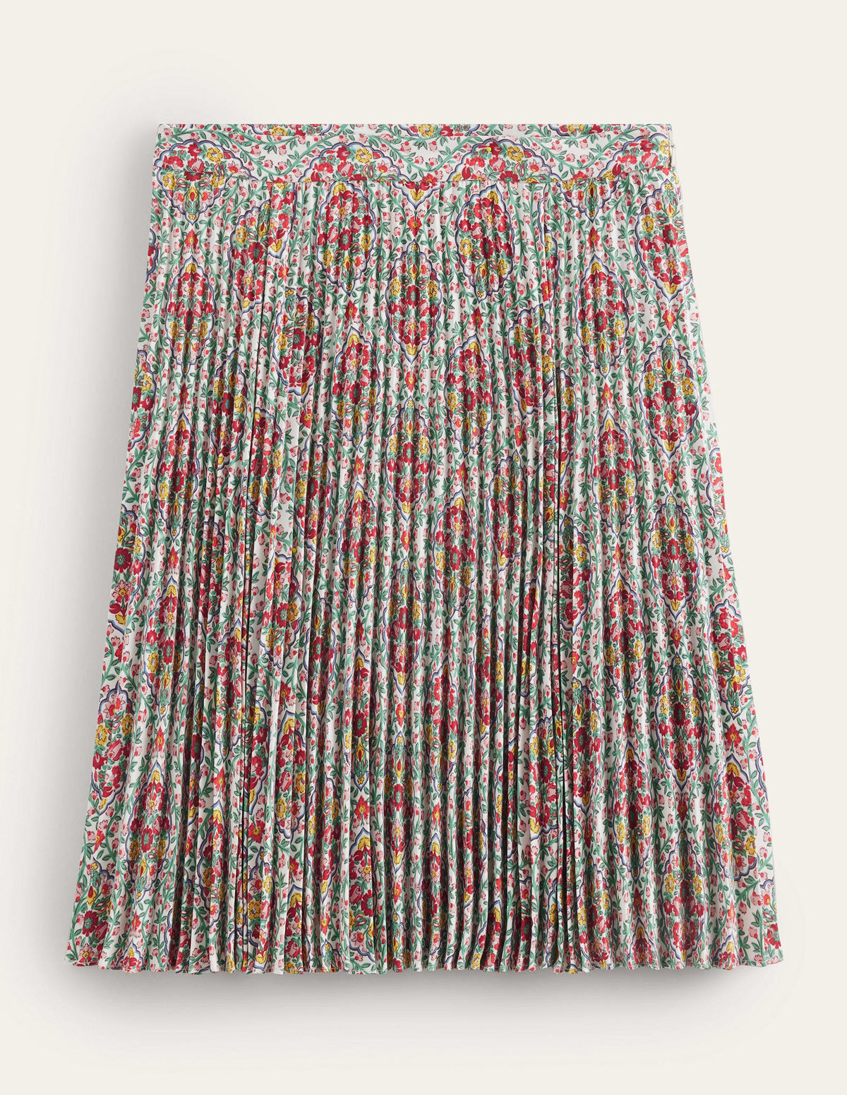 Mini Pleated Skirt-Multi, Vine Terrace-6