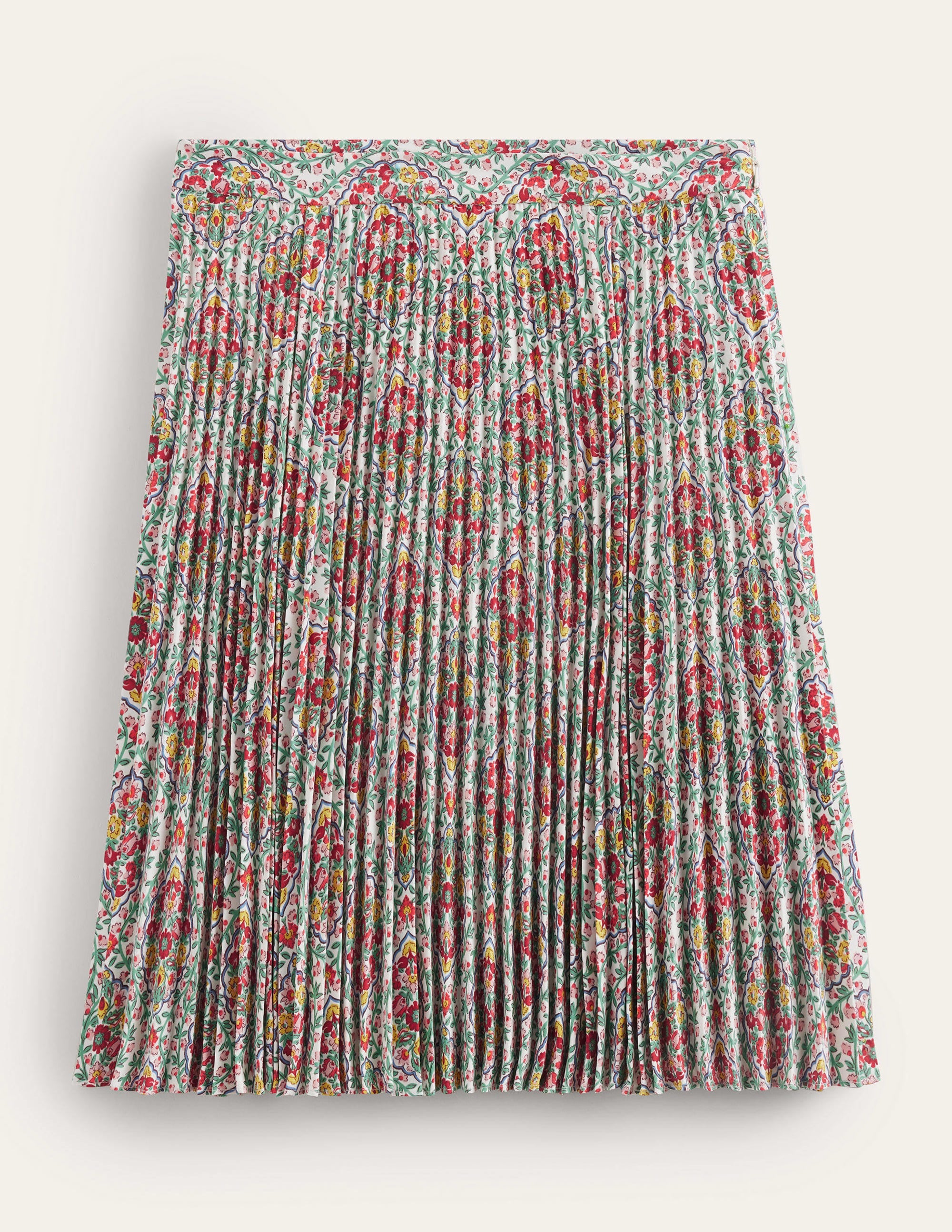 Mini Pleated Skirt-Multi, Vine Terrace - Image 6