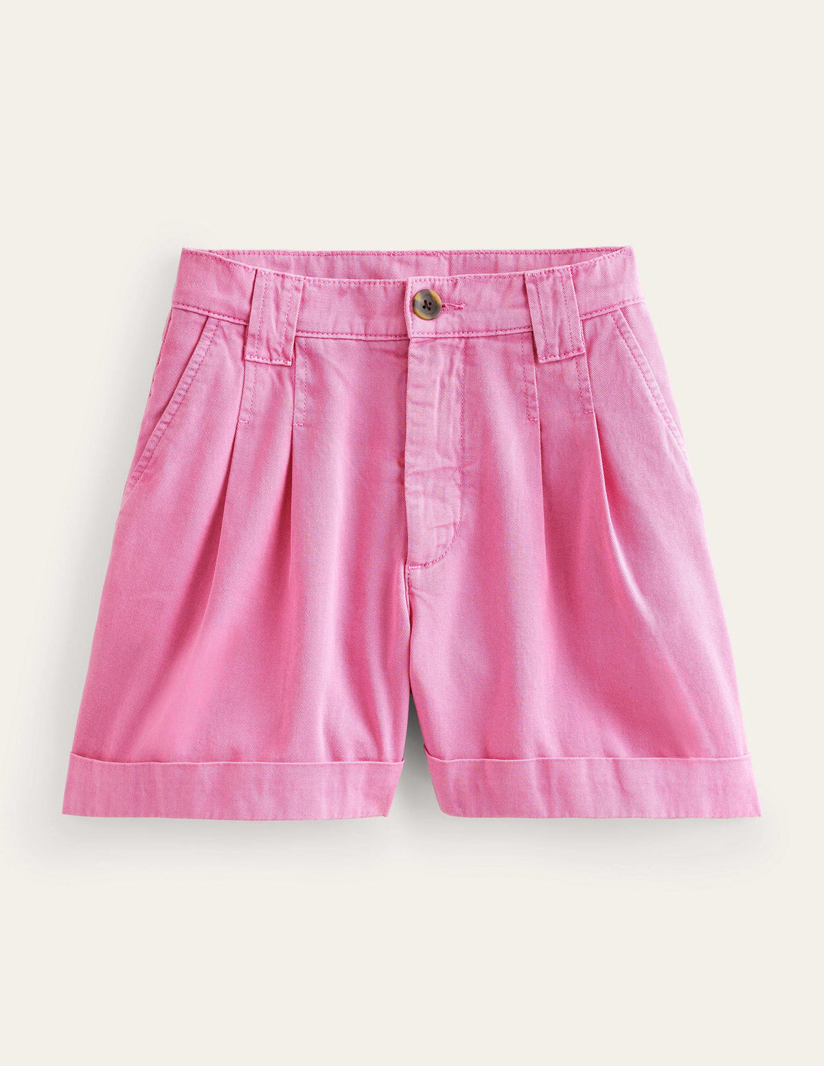 Casual Cotton Shorts-Plum Blossom - Image 5