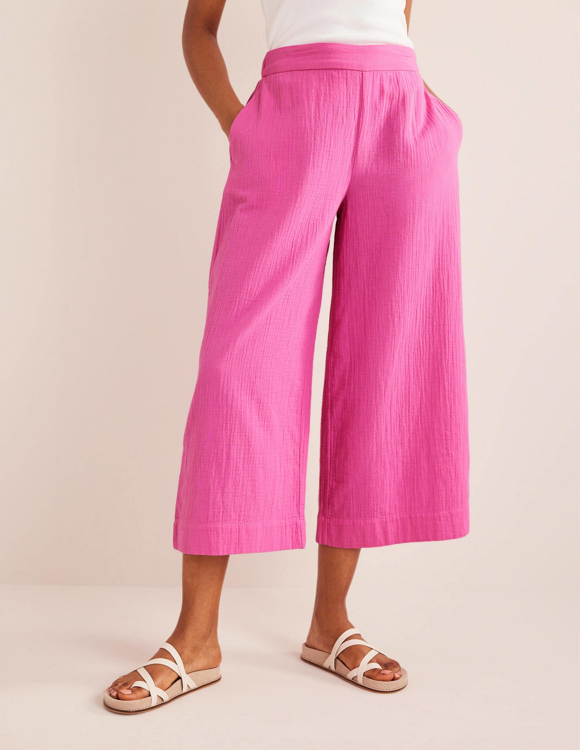 Double Cloth Pants-Festival Pink - Image 4