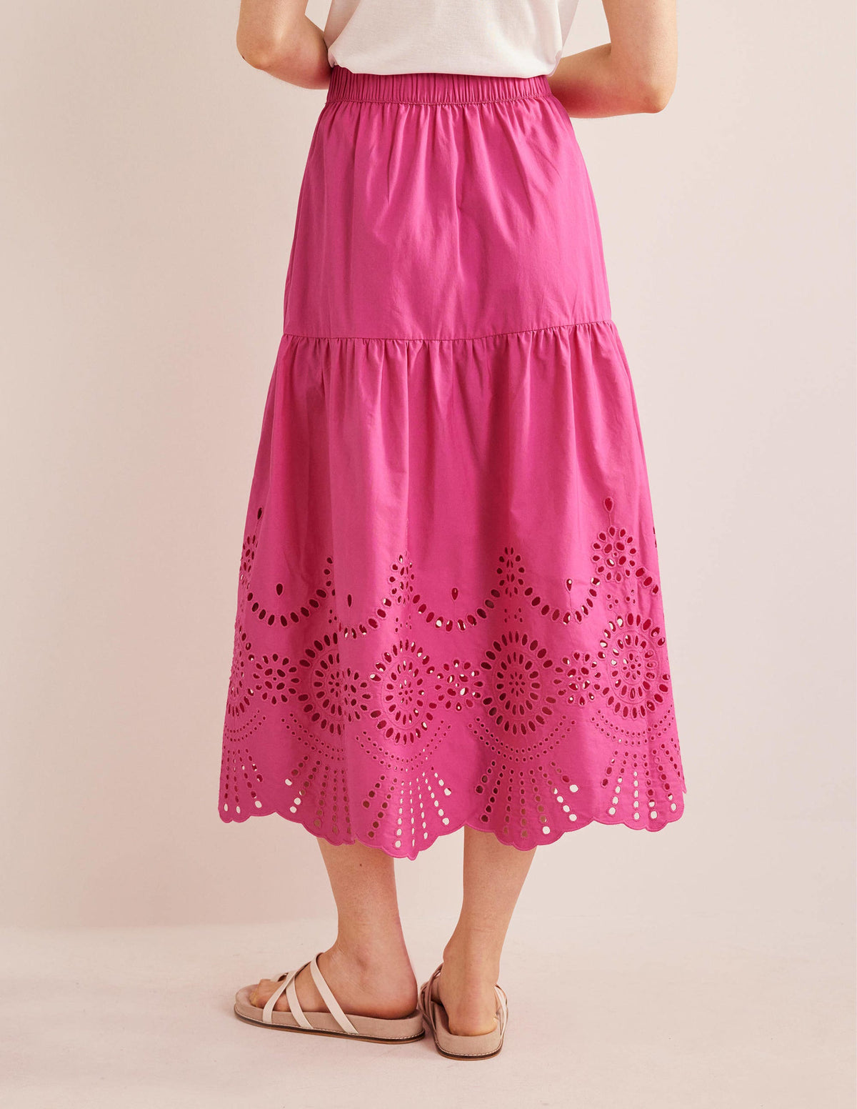 Full Broderie Skirt-Festival Pink-3