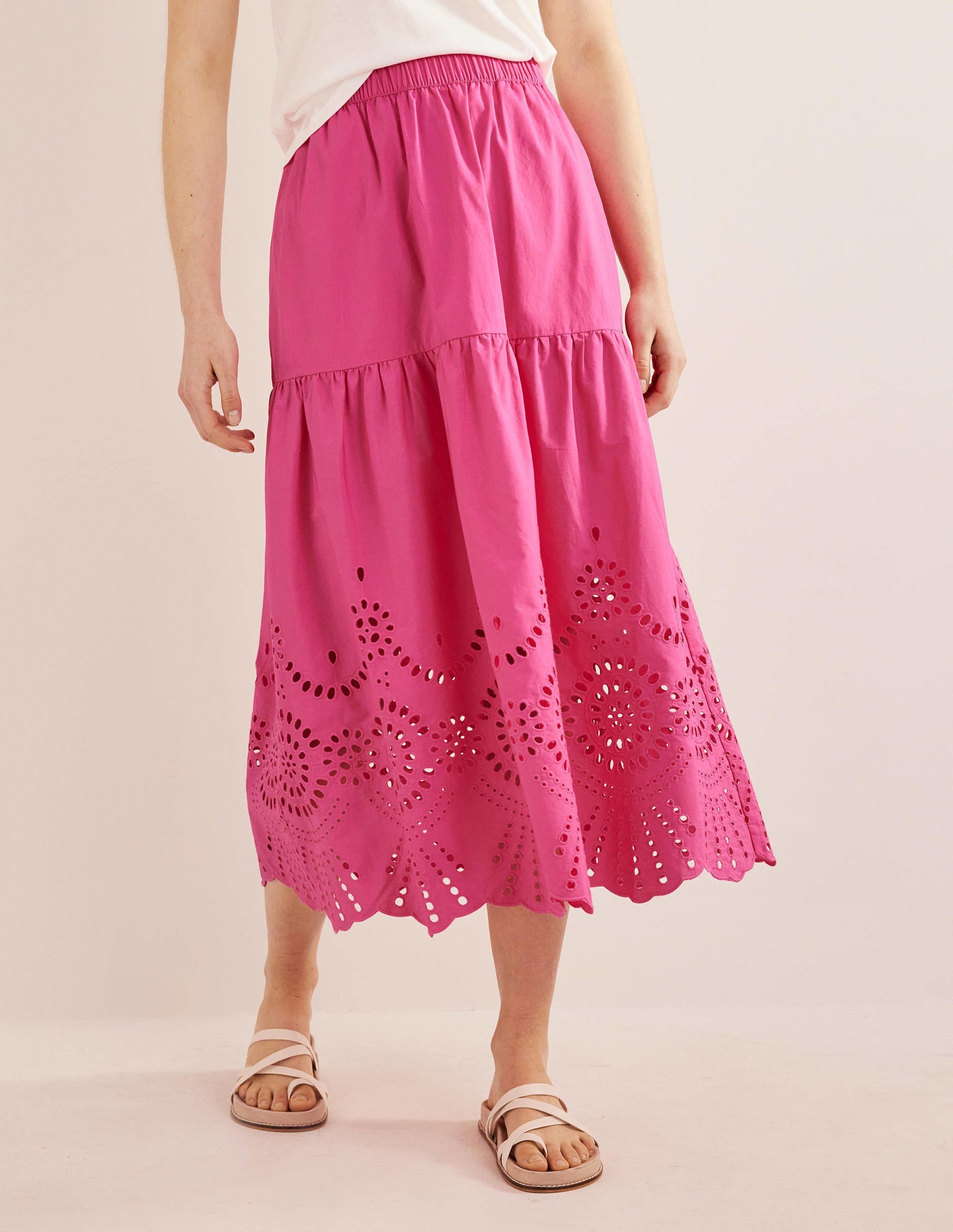 Full Broderie Skirt-Festival Pink - Image 4