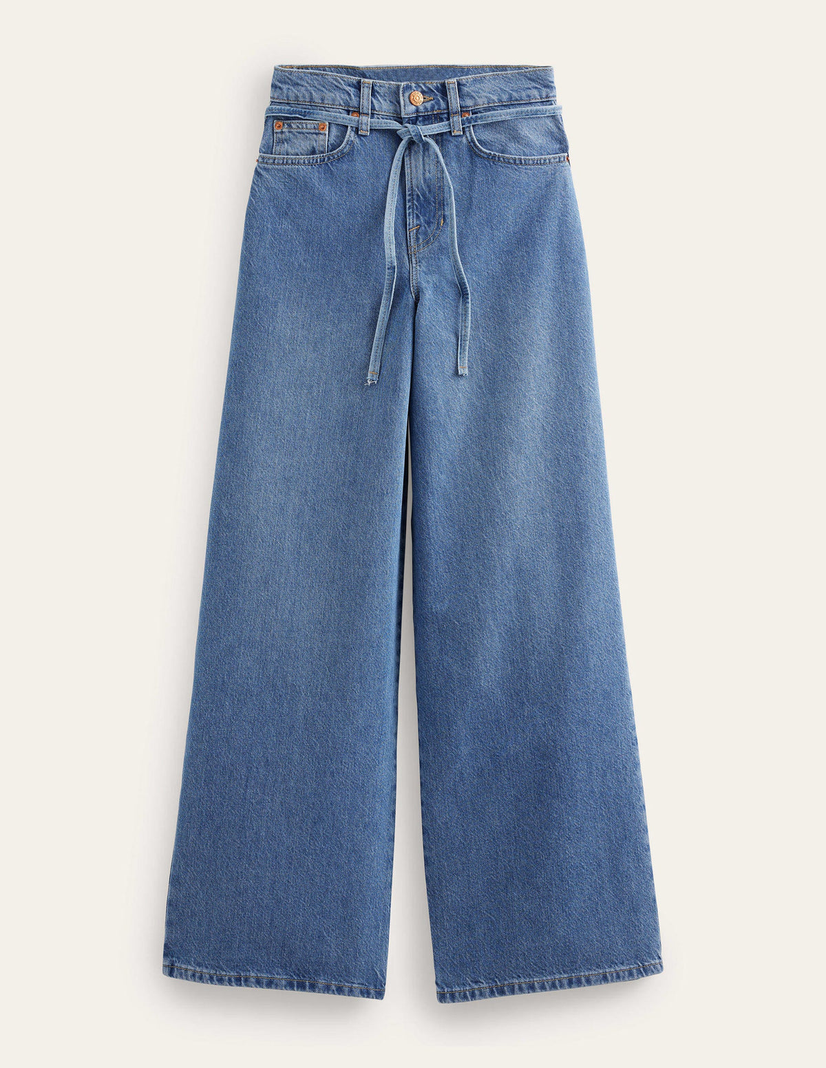 High Rise Slouch Wide Jeans-Mid Indigo-6