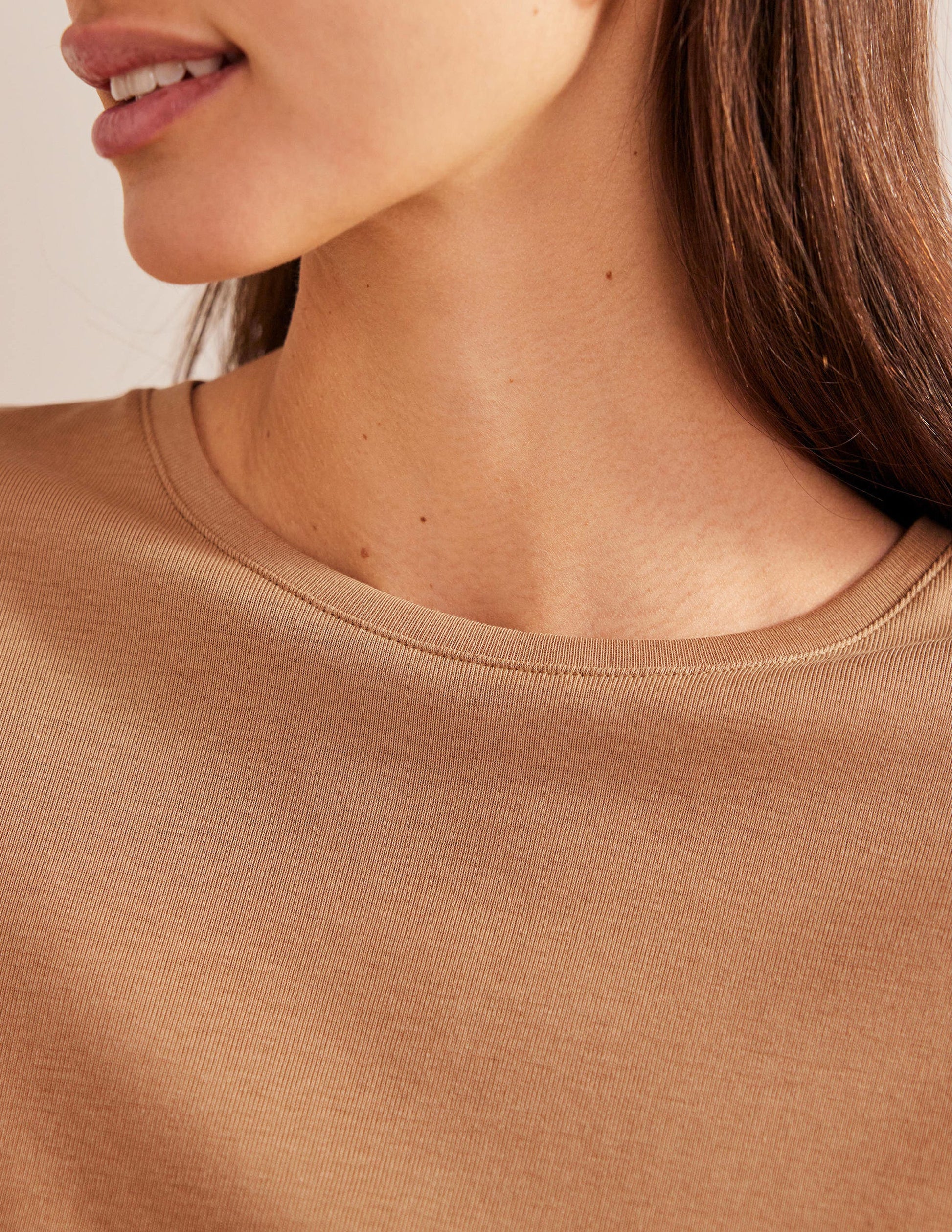 Soft Touch T-Shirt-Camel-2