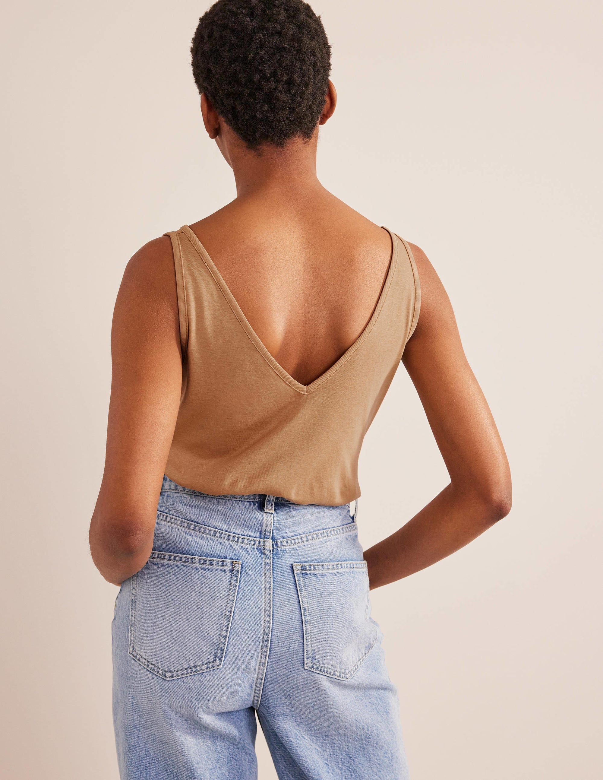 Soft Touch Tank-Camel - Image 3
