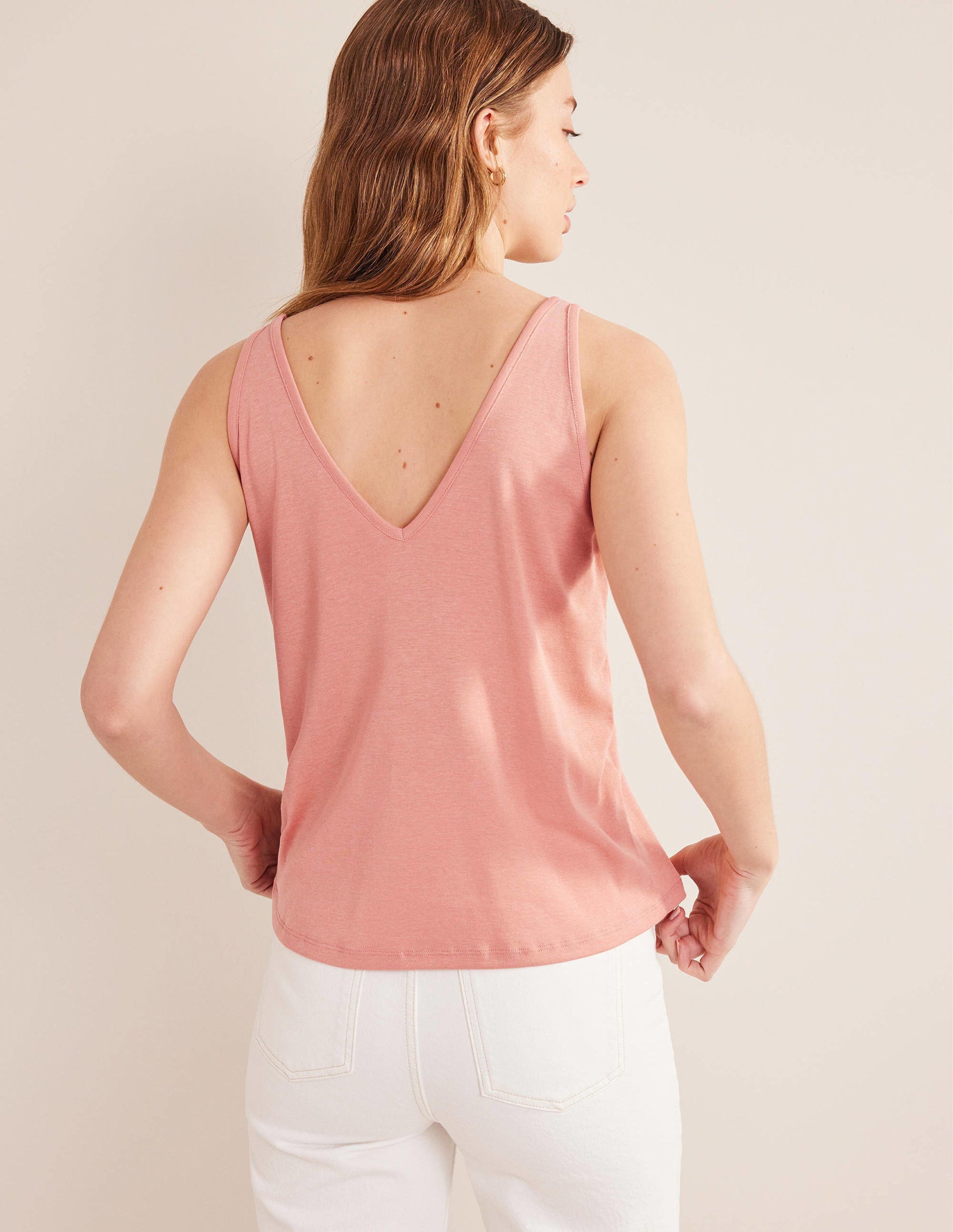 Soft Touch Tank-Pink-3