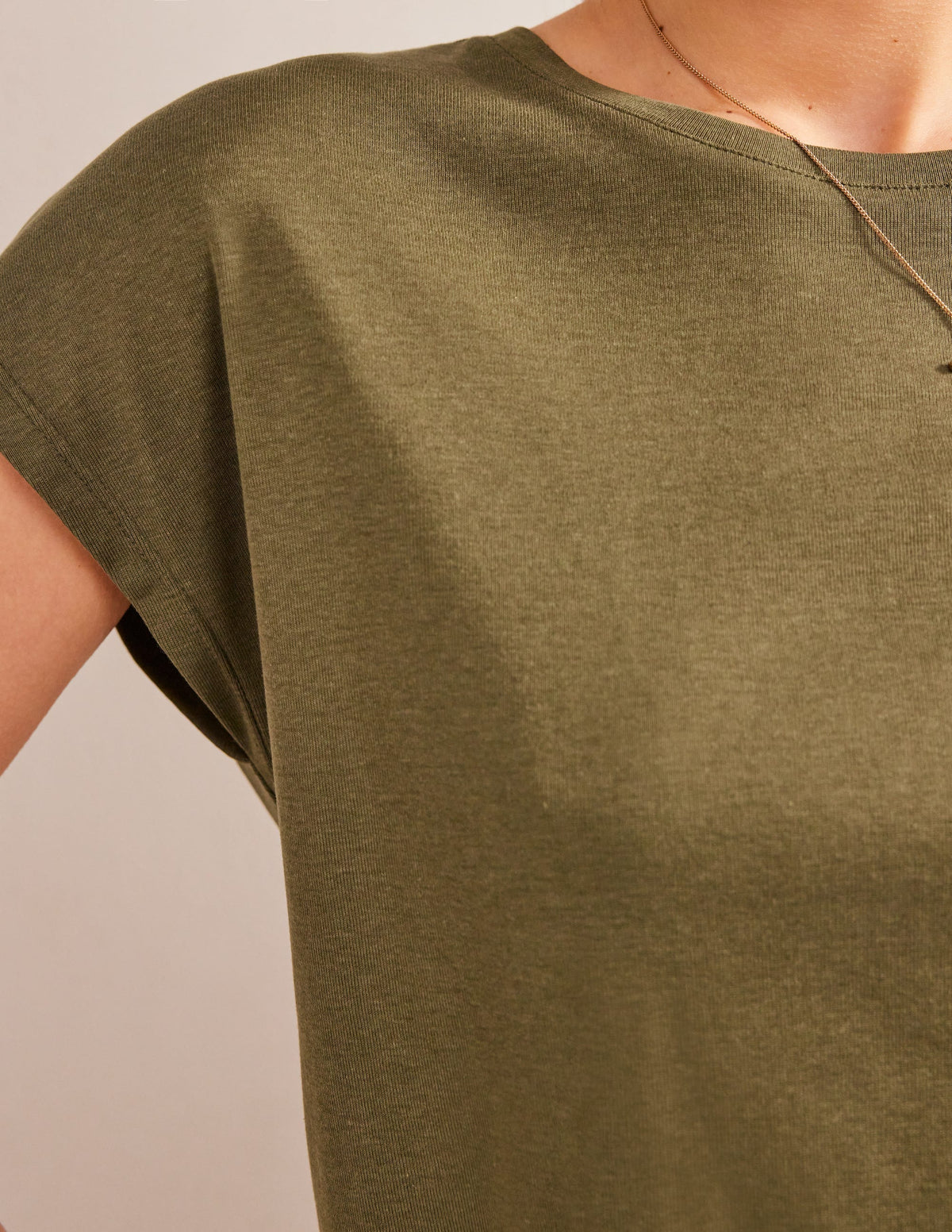 Soft Touch Sleeveless Top-Spruce-2