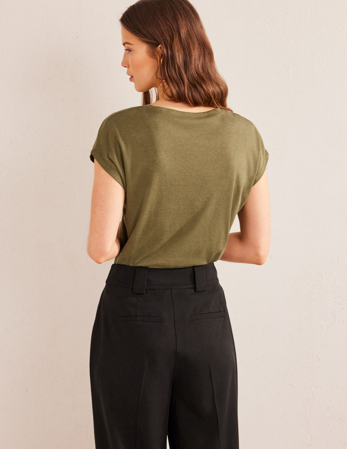 Soft Touch Sleeveless Top-Spruce-3
