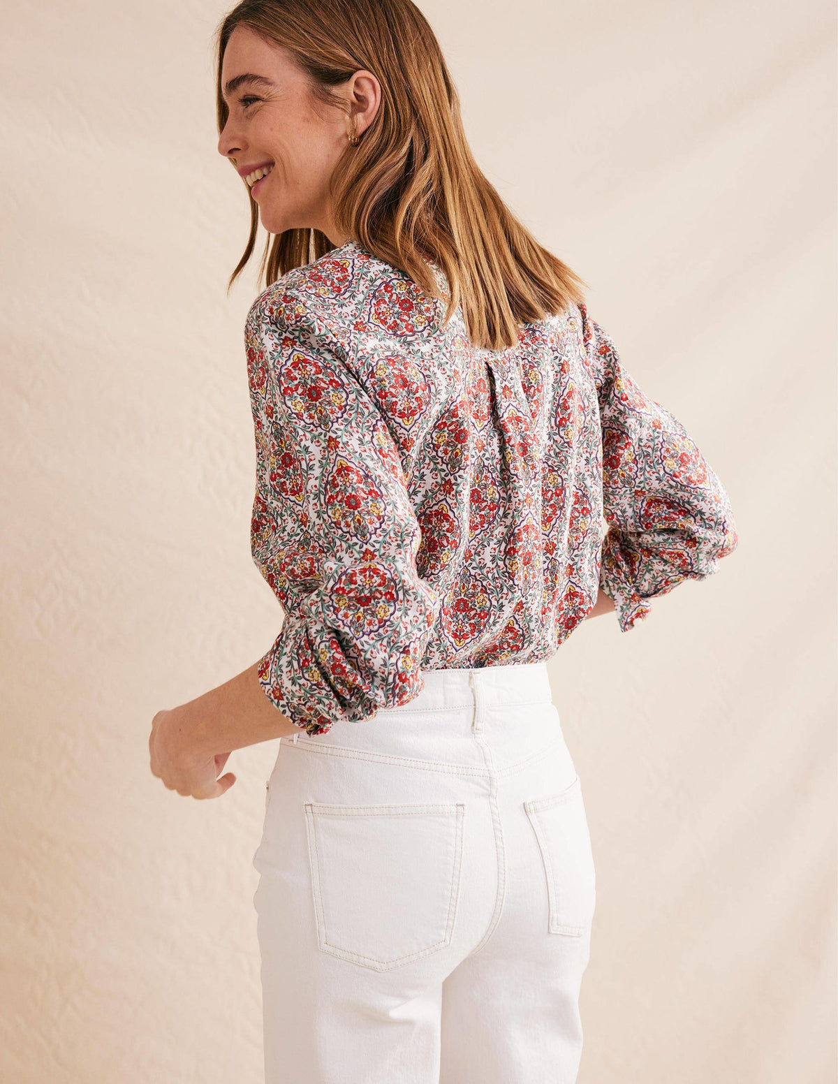 New Linen Shirt-Multi, Vine Terrace - Image 3