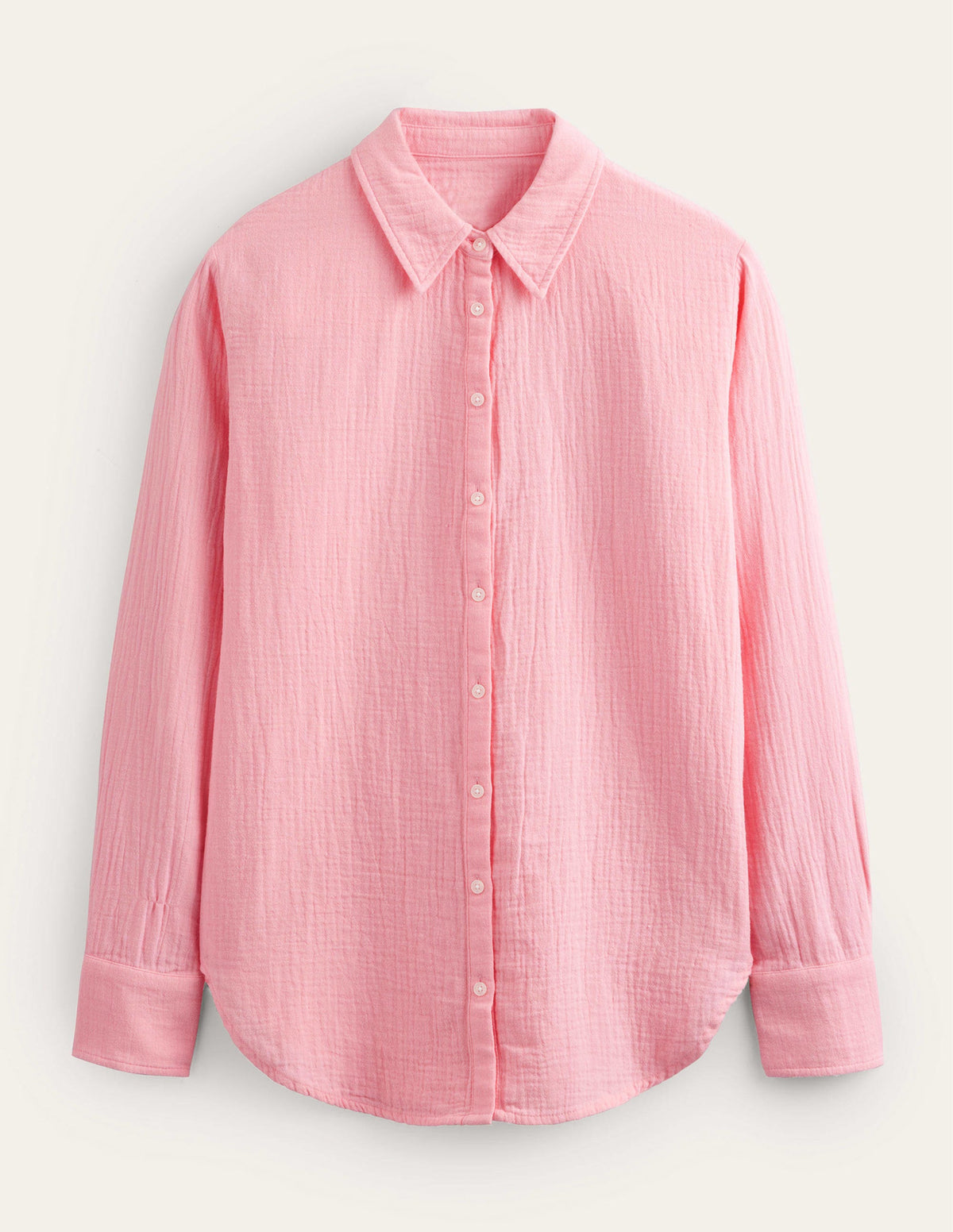 Cotton Texture Shirt-Dahlia Pink - Image 5