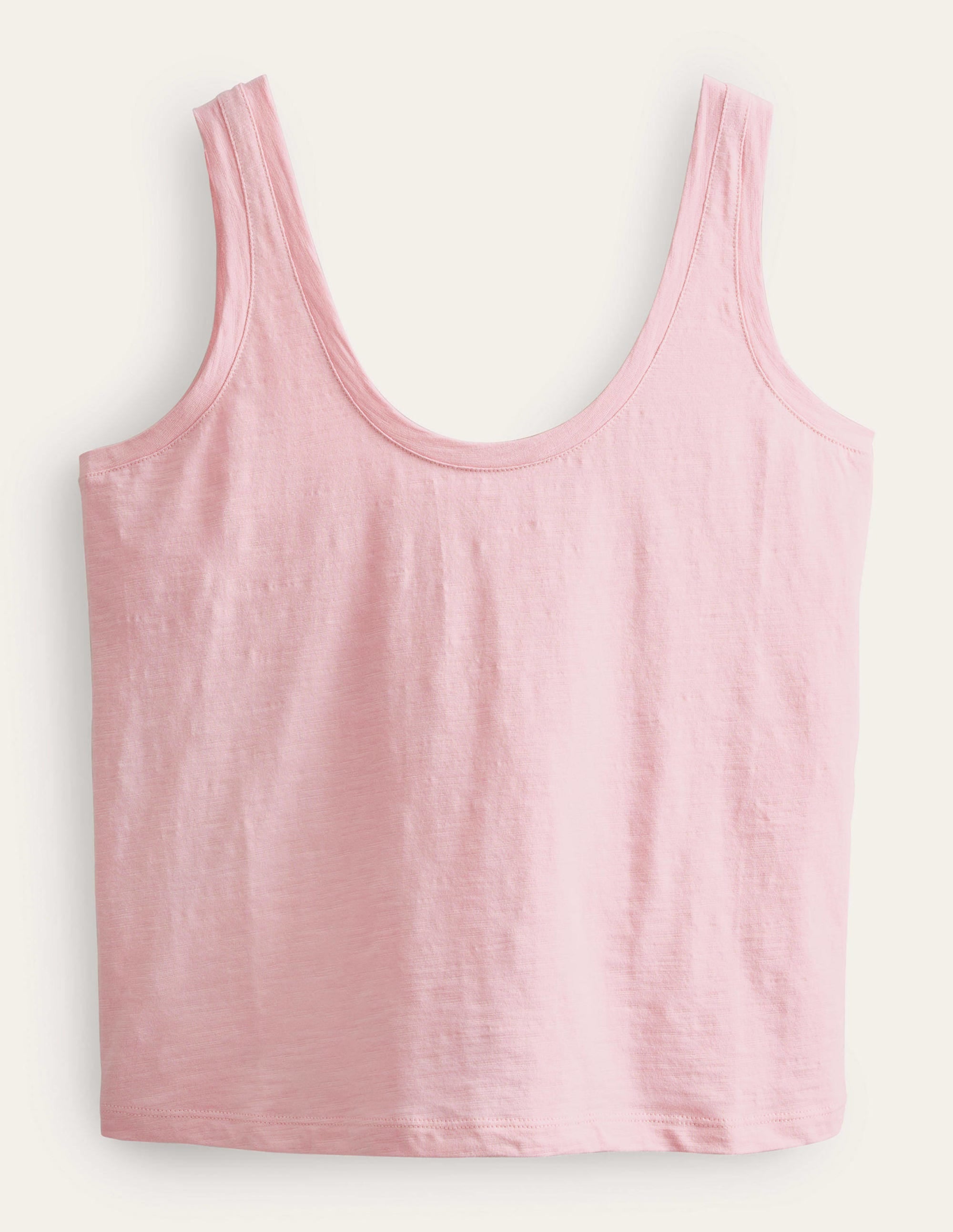 Relaxed Scoop Neck Vest-Cameo Pink - Image 6
