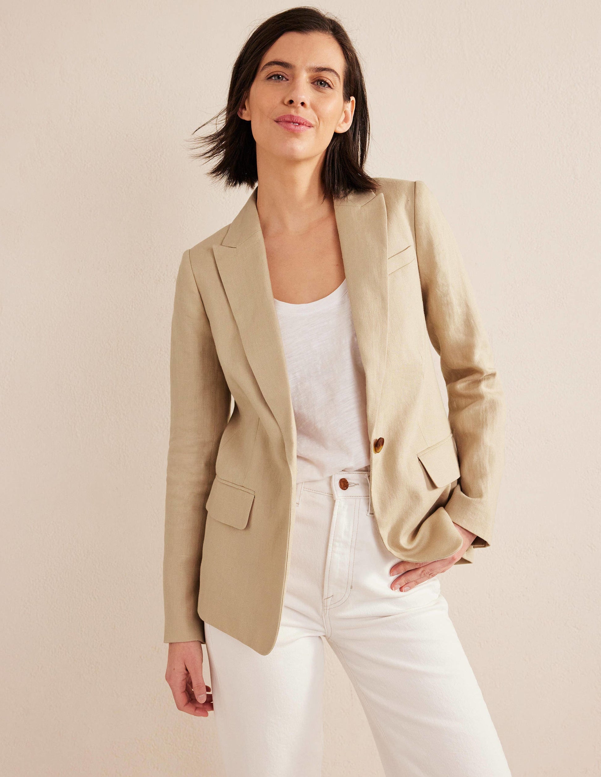 The Cambridge Linen Blazer-Rope-4