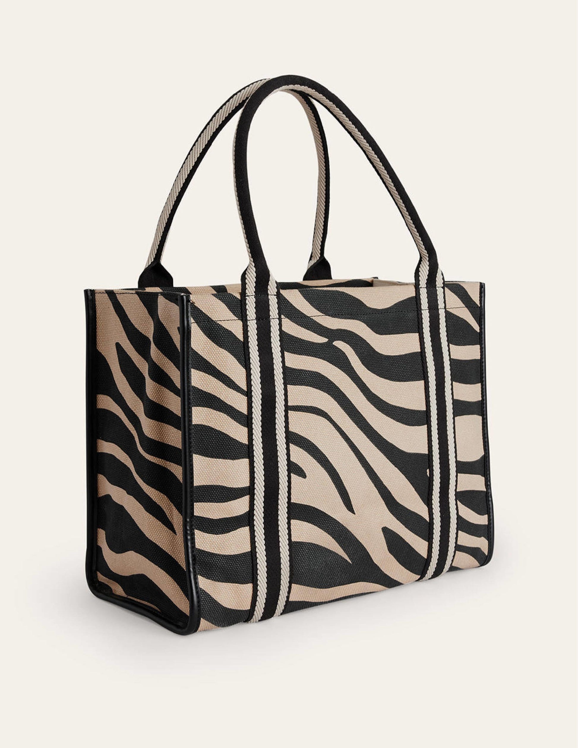 Tilda Canvas Tote Bag-Beige Tiger-3