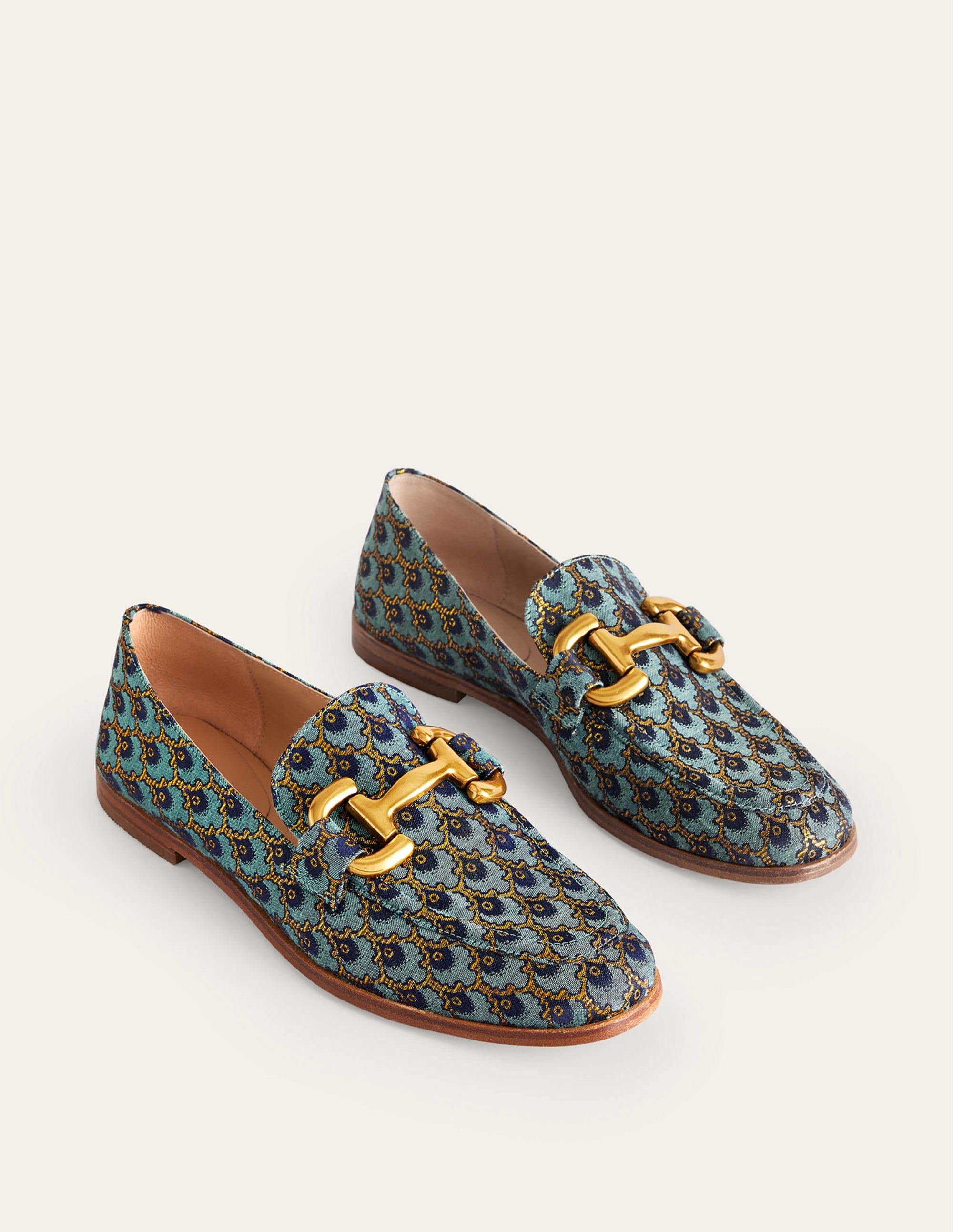 Iris Snaffle Loafers-Jacquard - Image 3