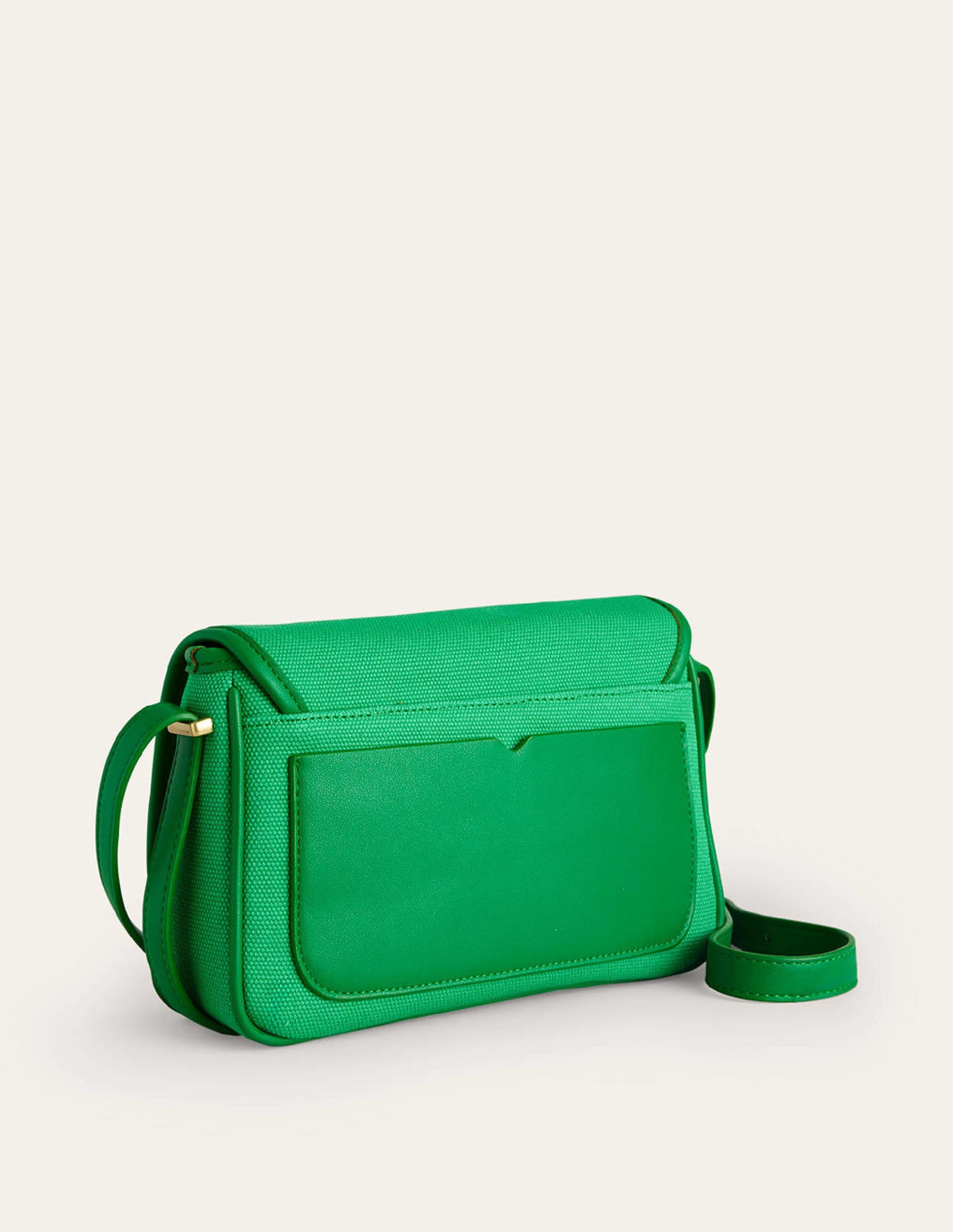 Structured Cross-Body Bag-Pigment Green - Image 3
