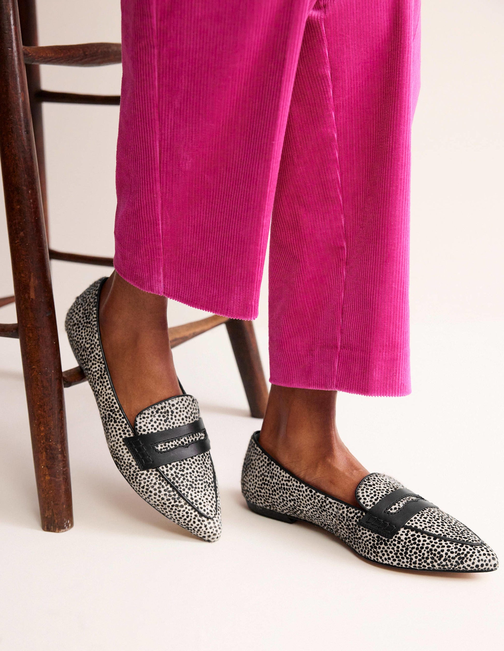 Pointed Loafers-Micro Dalmation-1