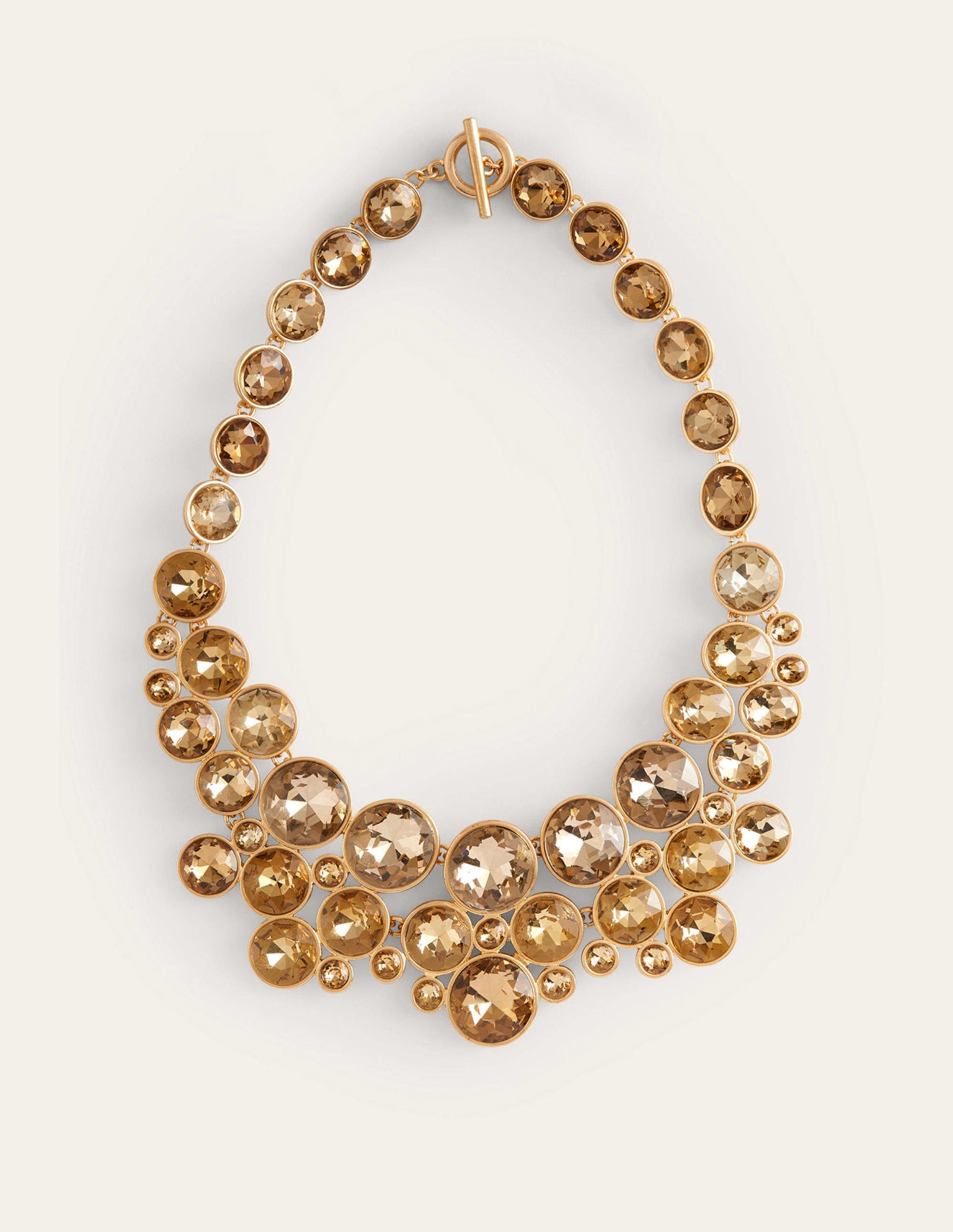 Andrea Jewel-Cluster Necklace-Gold-2