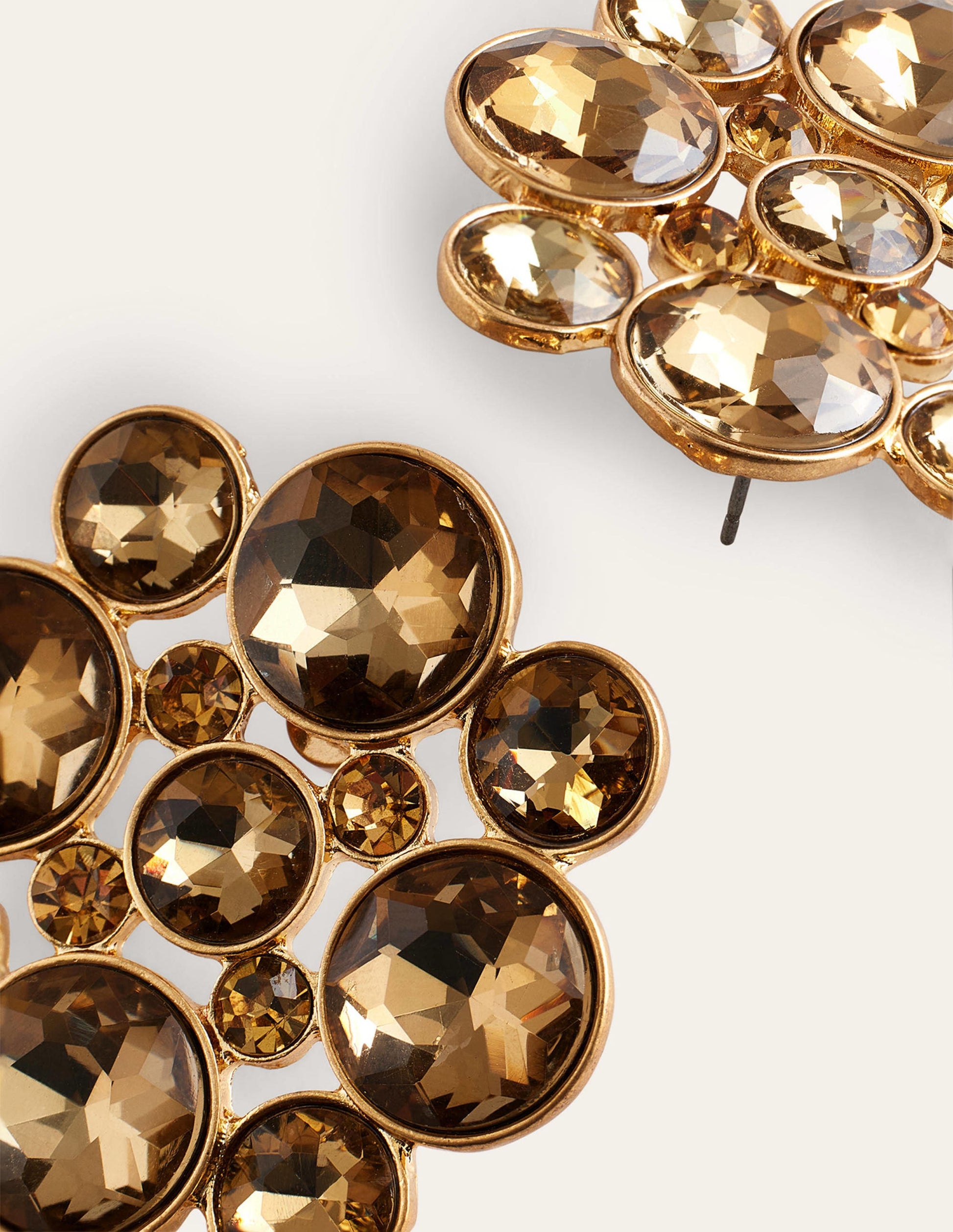 Andrea Jewel-Cluster Earrings-Gold-3