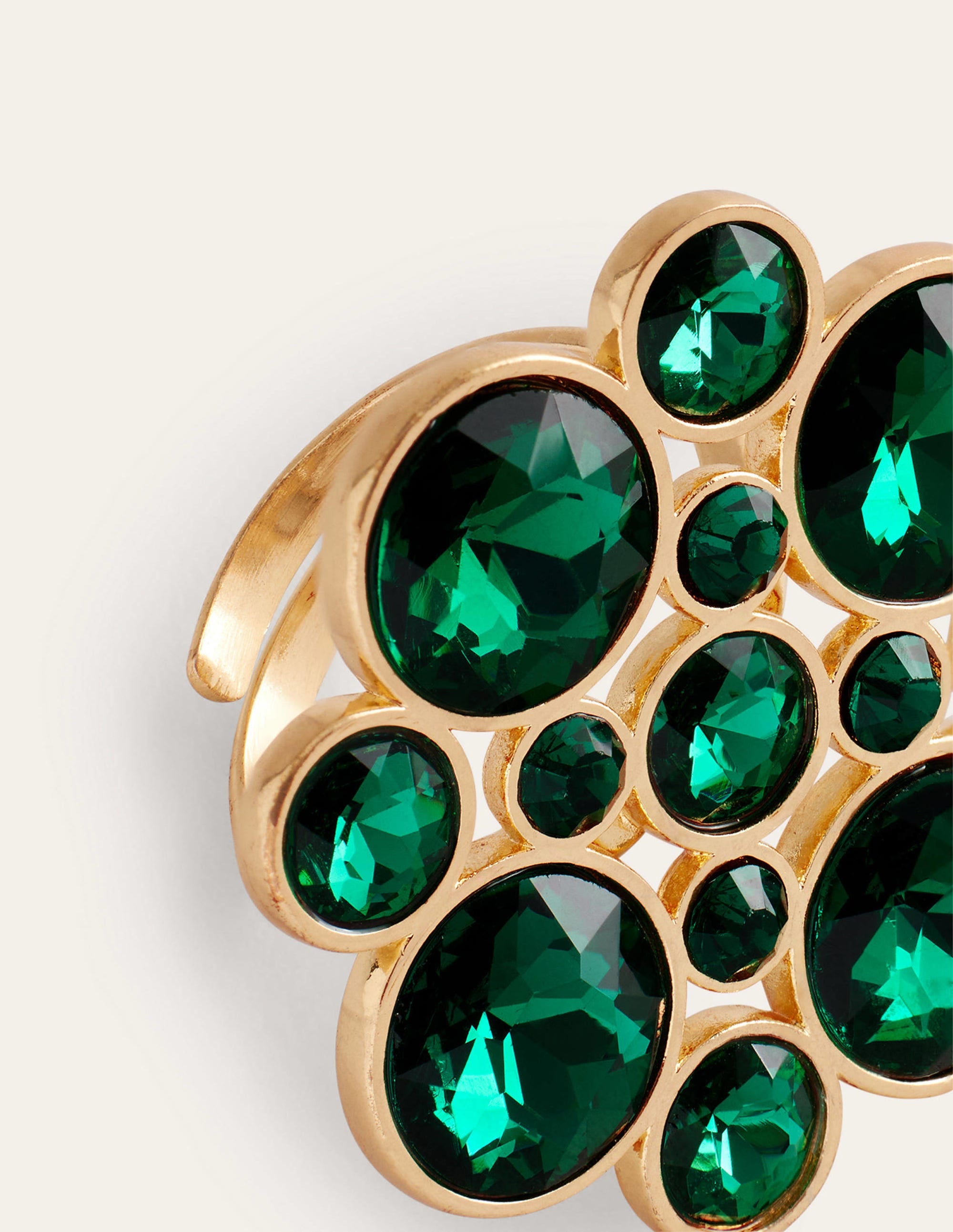 Andrea Jewel-Cluster Ring-Green - Image 3