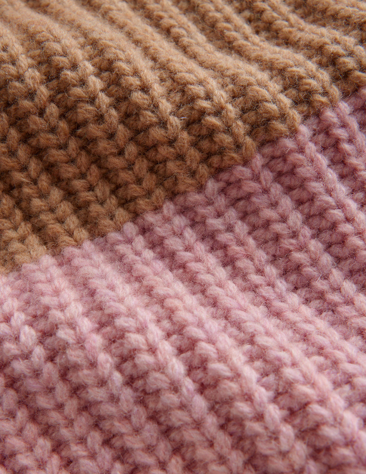 Hotch Potch Scarf-Grey Marl, Pink and Ivory - Image 3