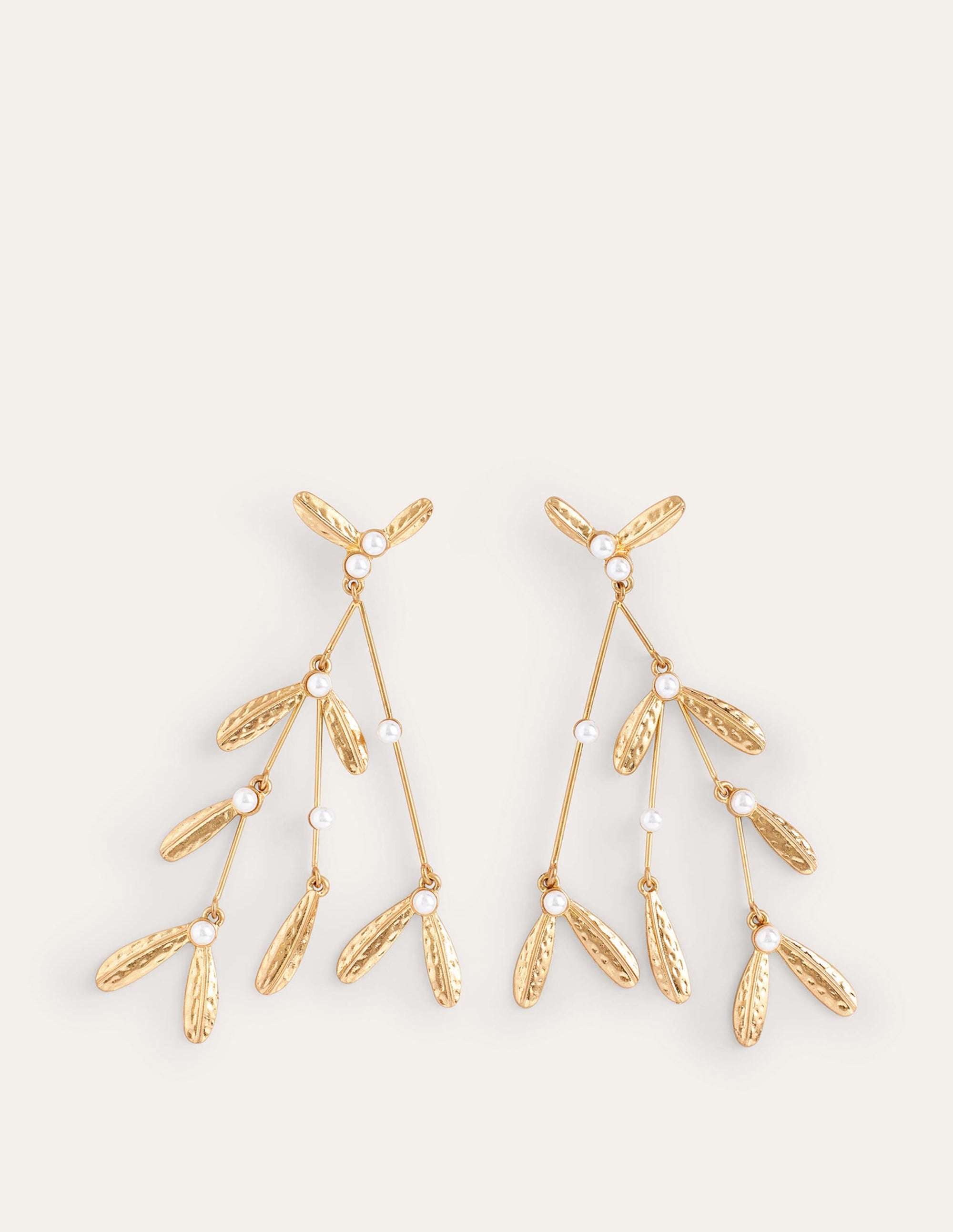 Festive Stamp Earrings-Mistletoe - Image 2