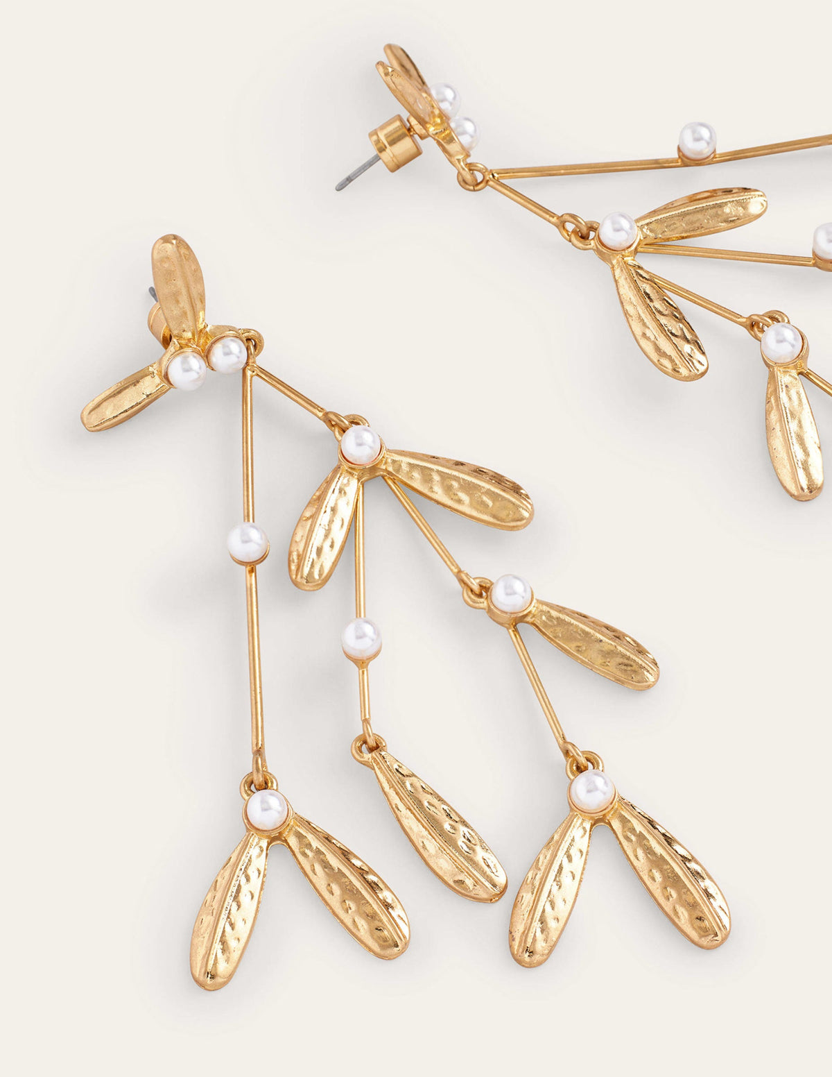 Festive Stamp Earrings-Mistletoe - Image 3