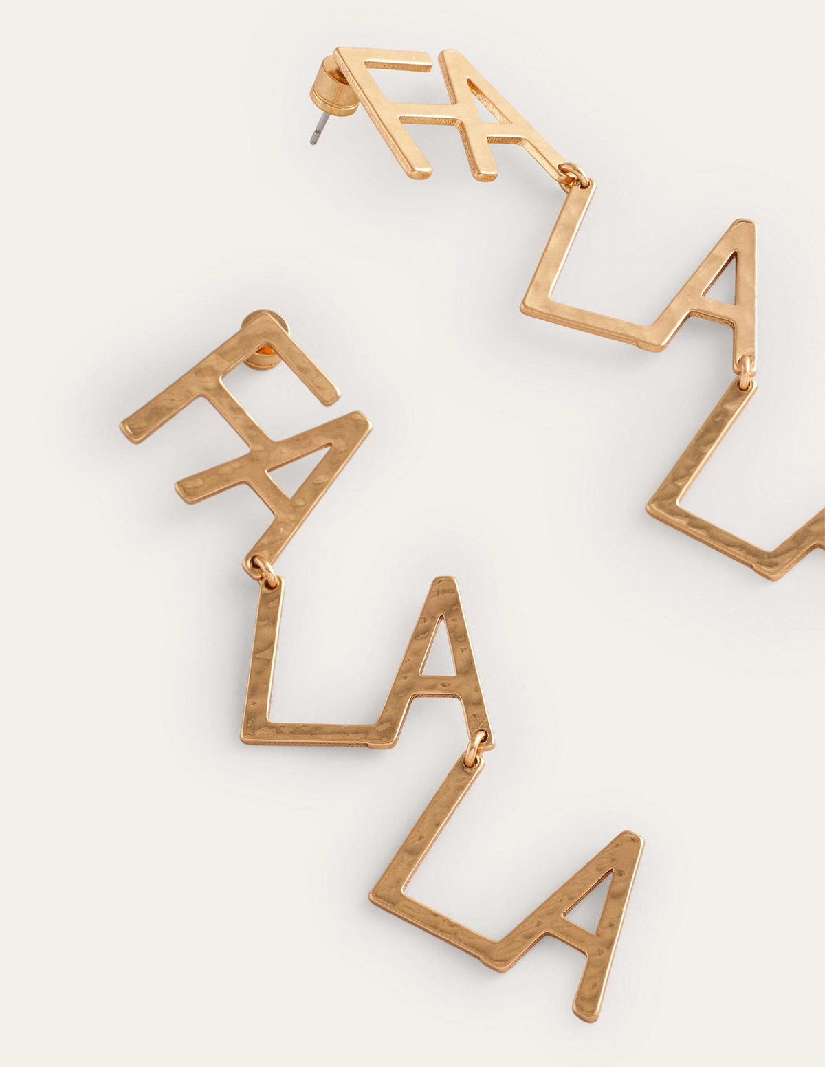 Festive Stamp Earrings-Fa La La-3