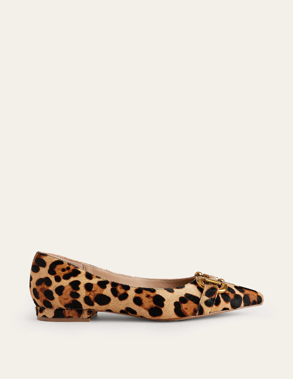 Iris Snaffle Ballet Flats-Classic Leopard Pony Hair - Image 2
