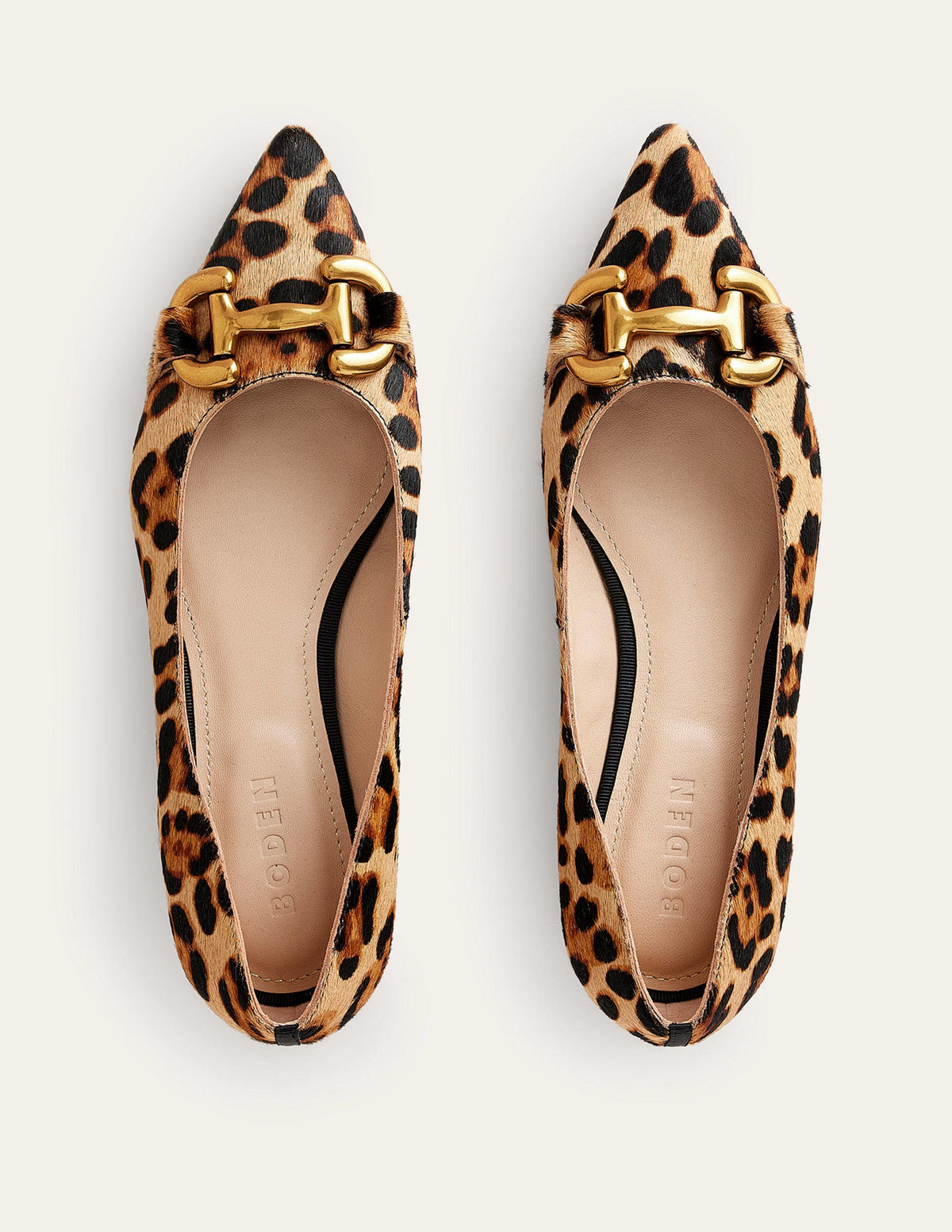 Iris Snaffle Ballet Flats-Classic Leopard Pony Hair-5