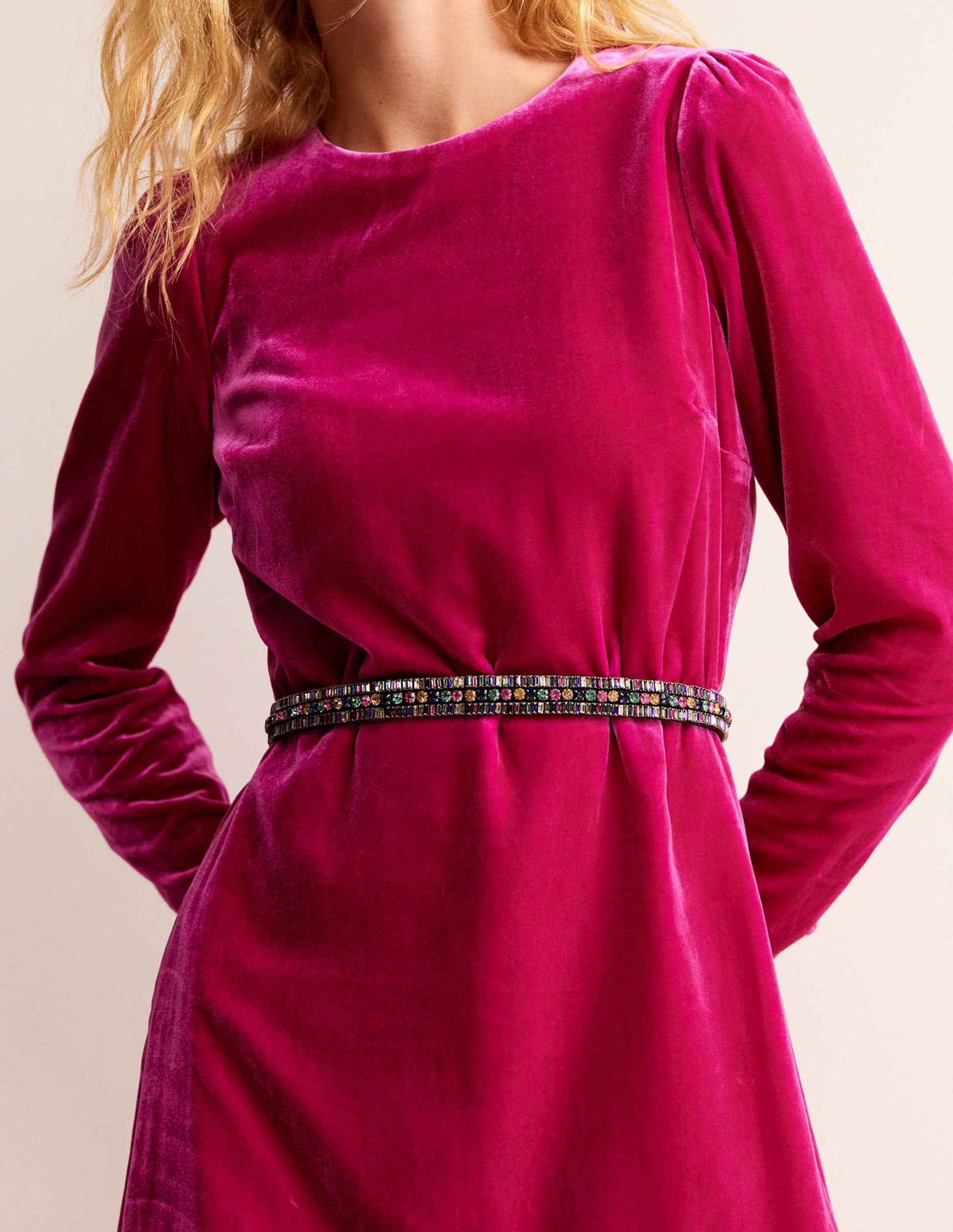Embellished Waist Belt-Multi-1